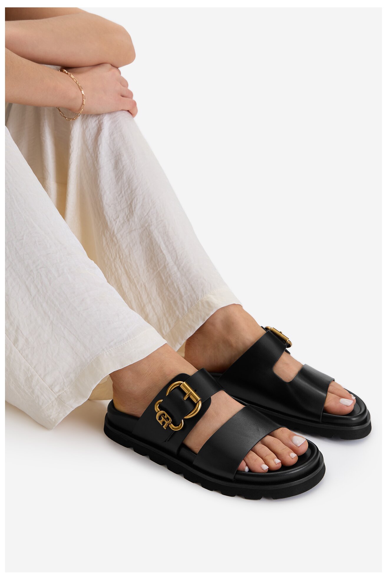 Klapki Gino Rossi 4781-25 Czarny