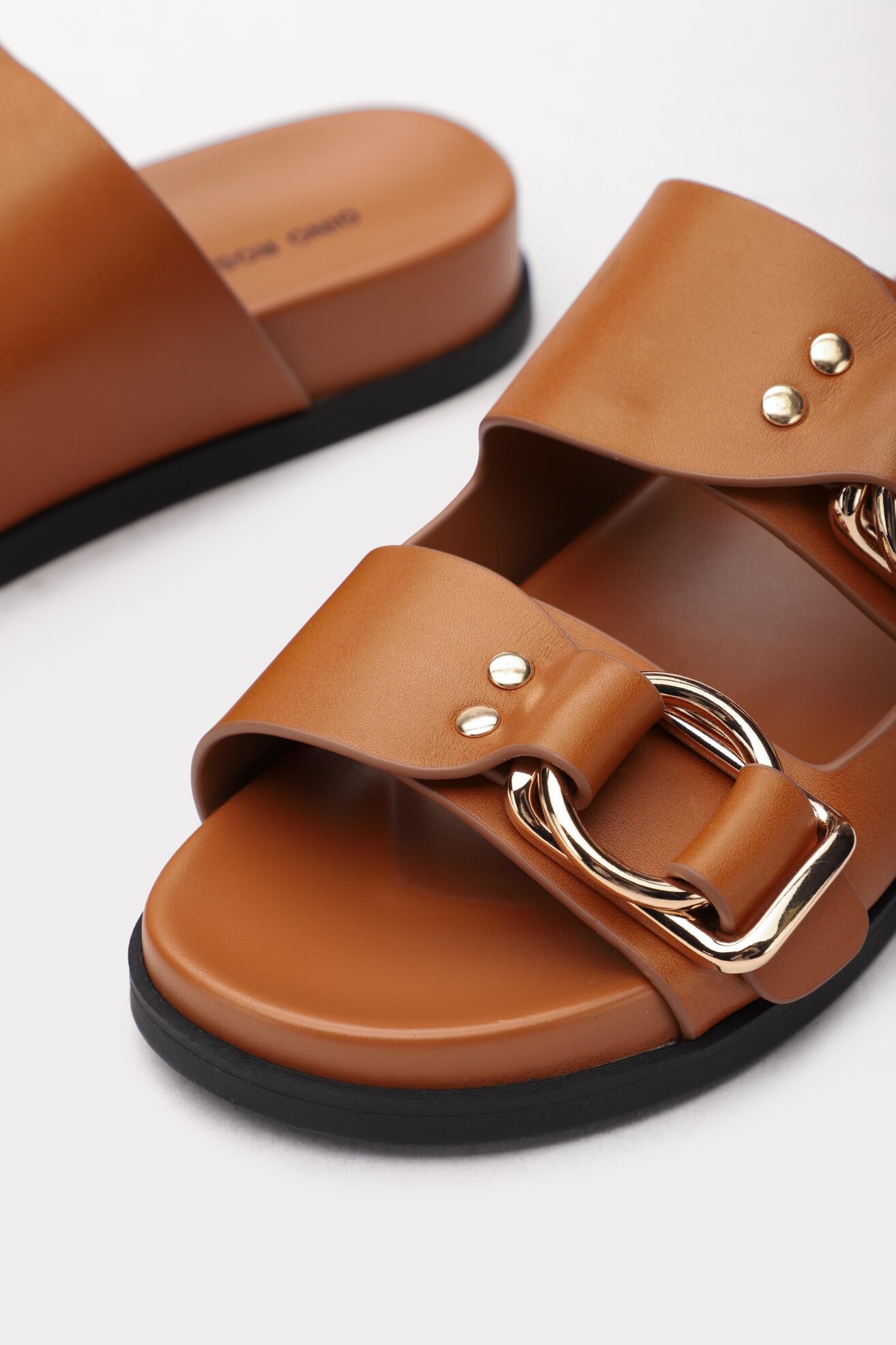 Klapki Gino Rossi 120AL0958 Camel