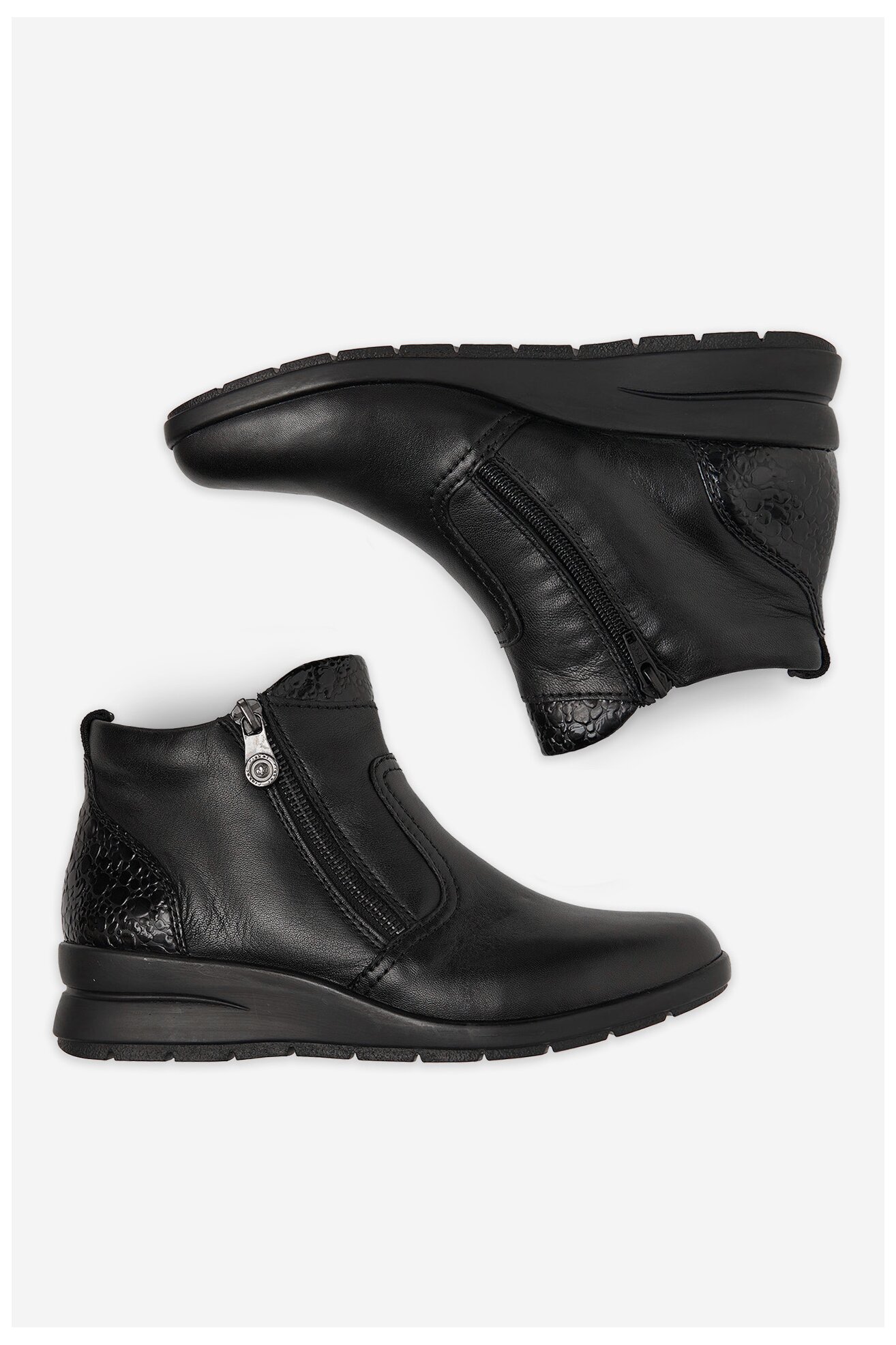 Bokacsizma Rieker L4861-00 FEKETE