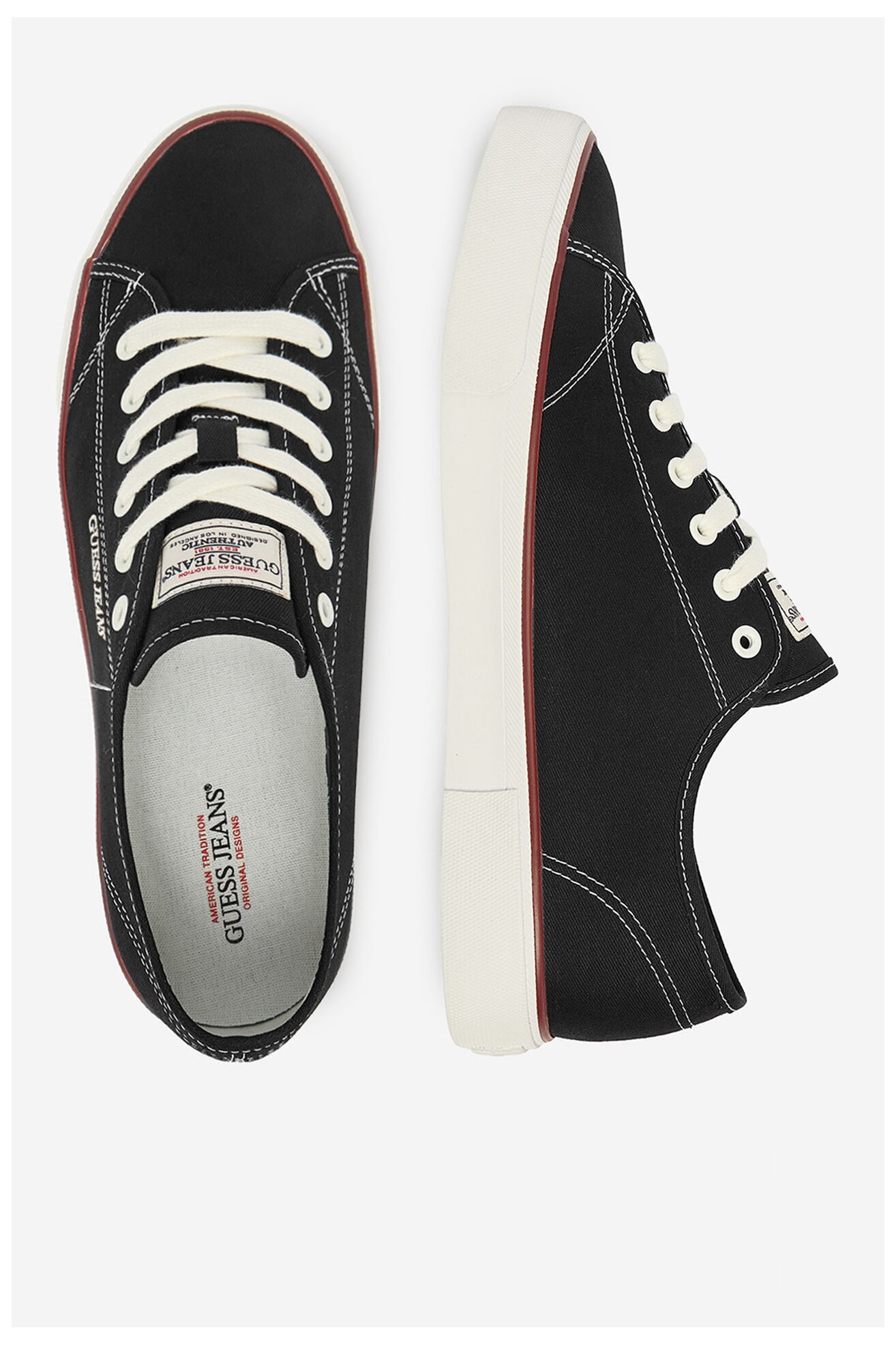 Platnena obuća GUESS JEANS CWBEO-ANTONIO-01 WE CRNA