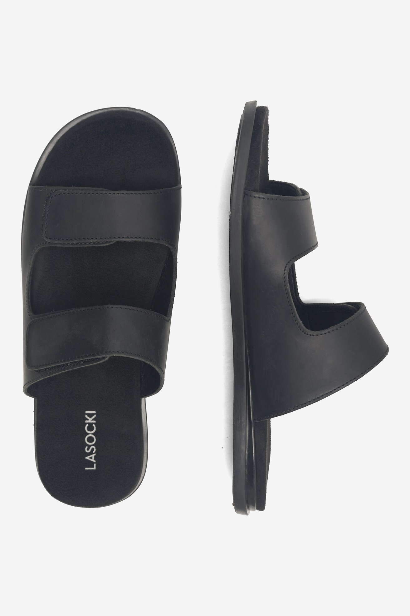 Klapki Lasocki MONTREUX-102 MB Czarny