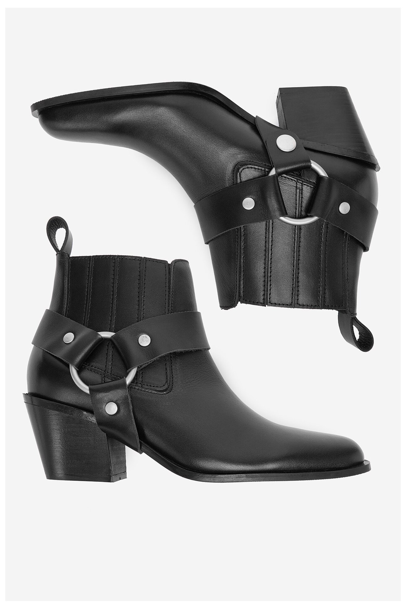 Bokacsizma Badura EO-BONNIE-501-25 FEKETE