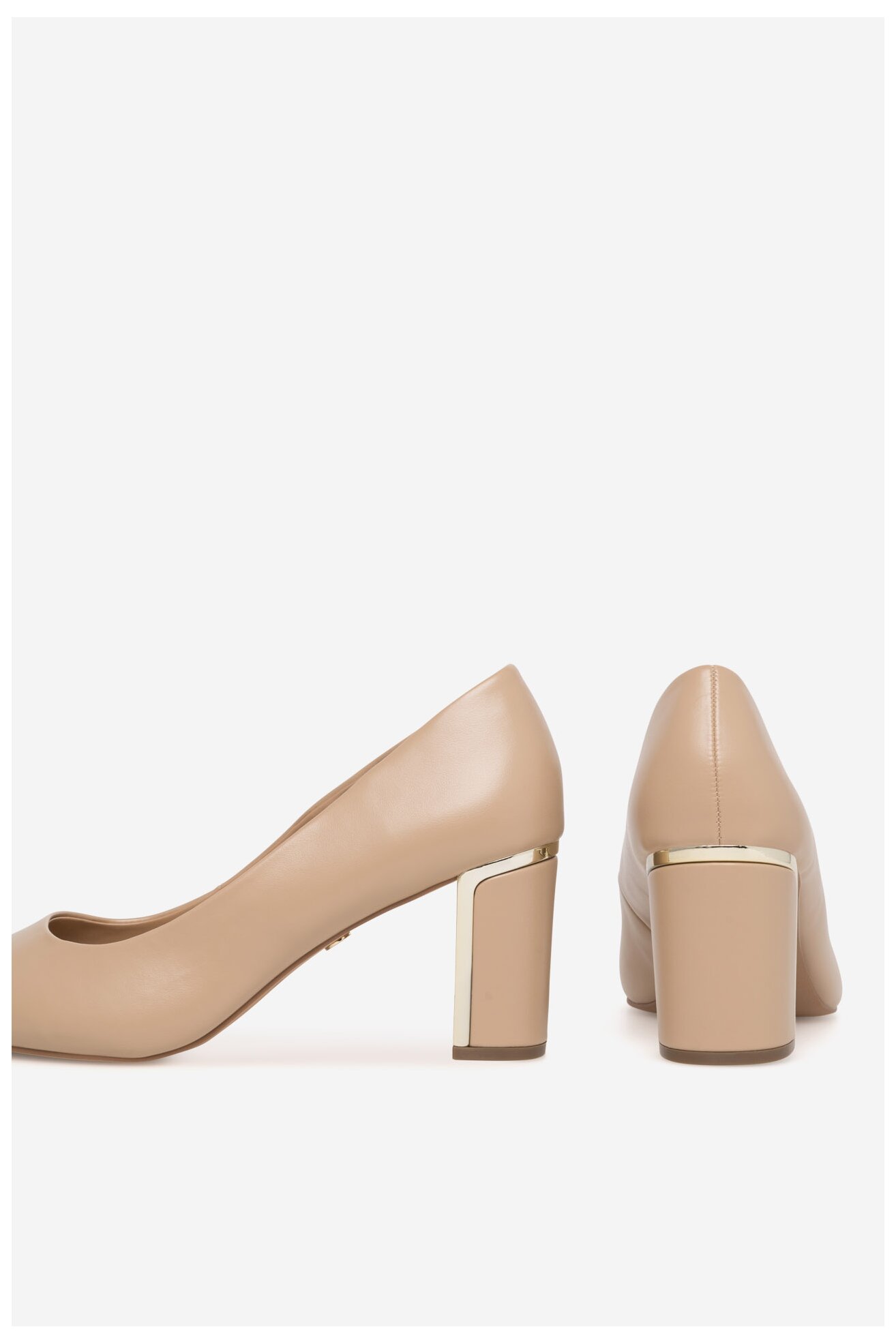 Czółenka NINE WEST ALF10348 Beżowy