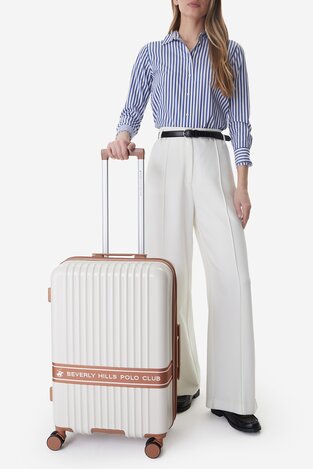 Валіза Beverly Hills Polo Club CEO-BHPC-WAL-008-M БЕЖЕВИЙ