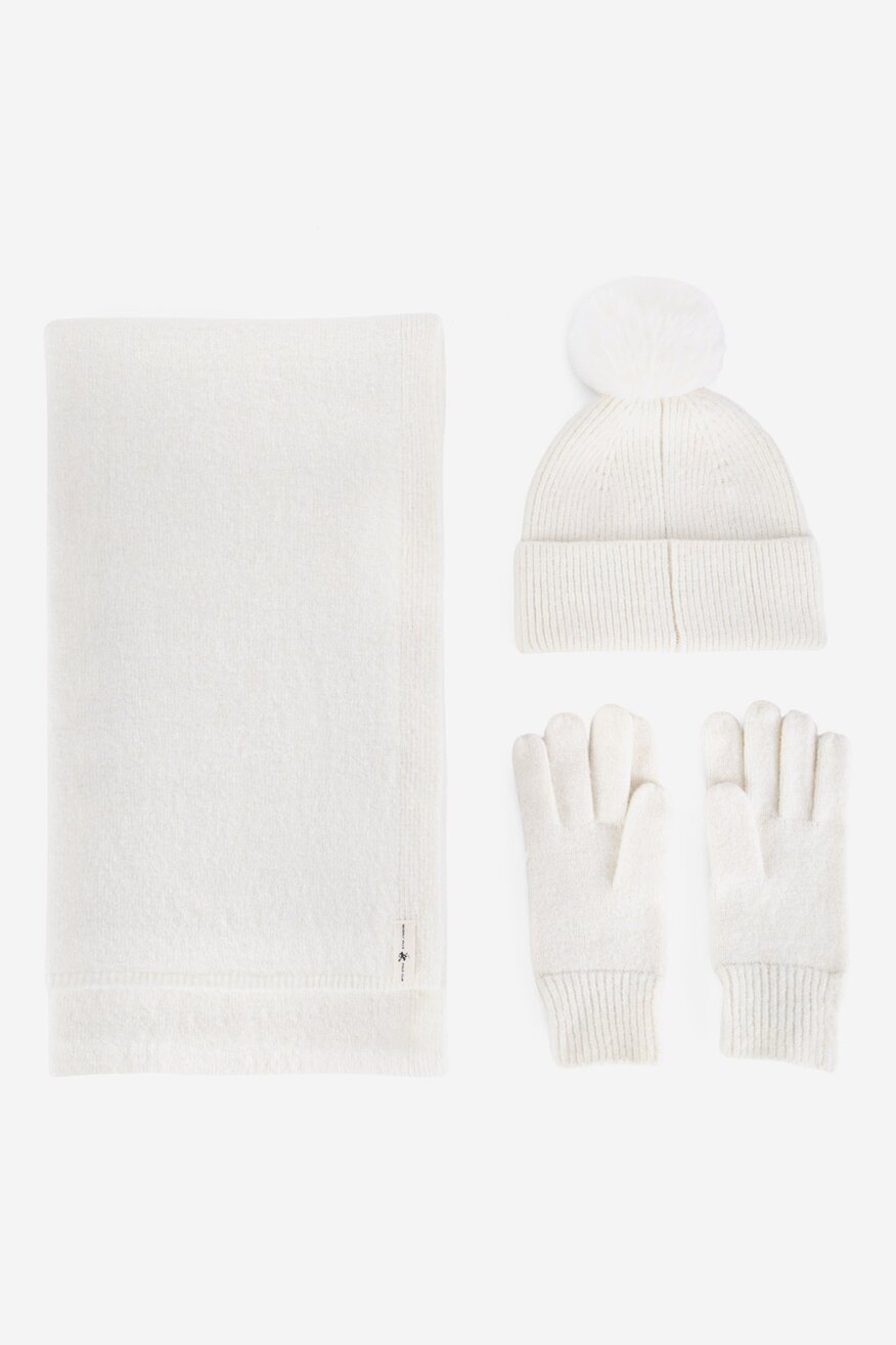 
                Beverly Hills Polo Club - Zestaw czapka, szalik i rękawiczki - 5905588884002