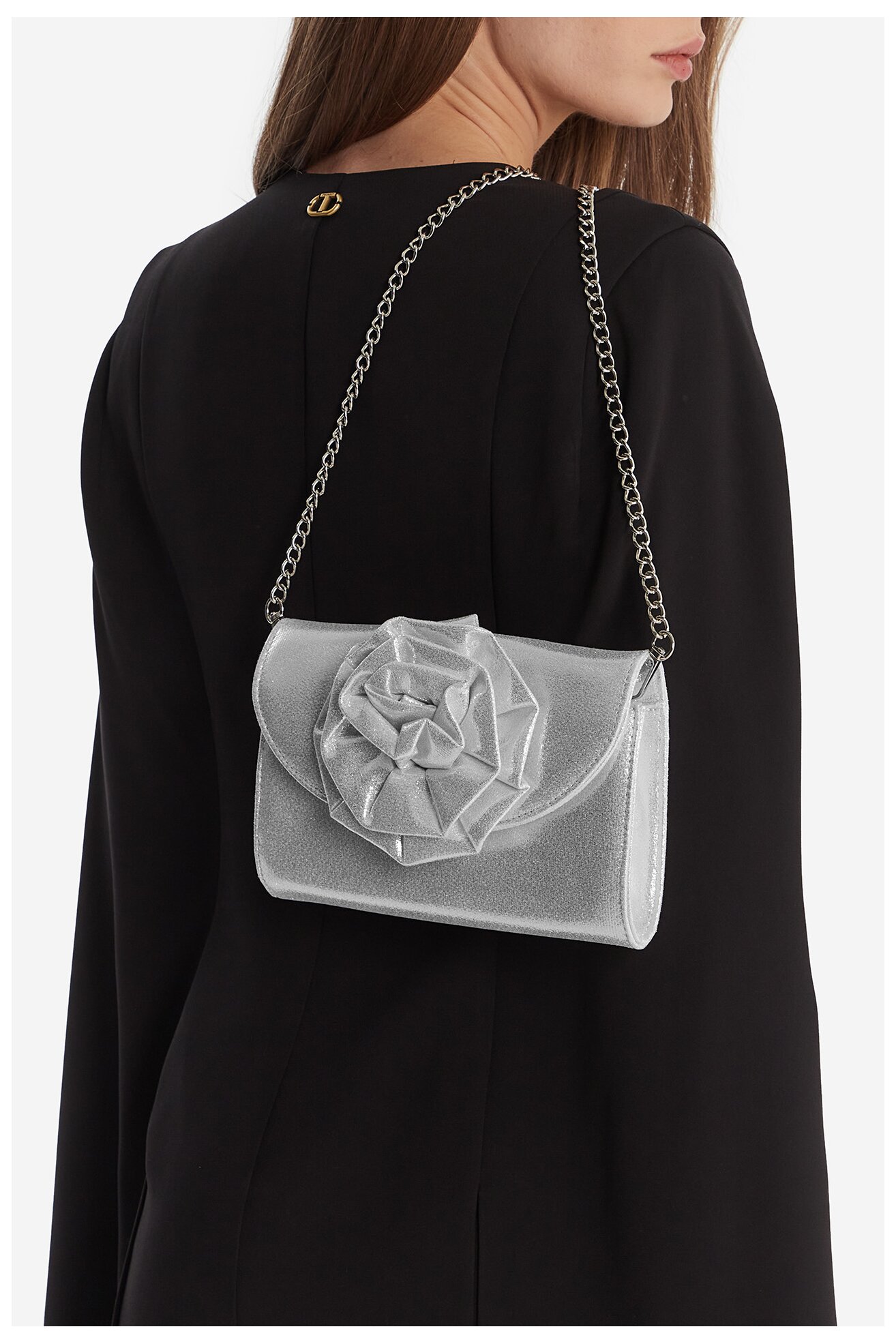 Сумка З Ремінцем Jenny CEO-JNY-M-025-08 СРІБНИЙ