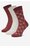 Zokni NINE WEST BR_NW_01_Z_SS25 (3 PACK) WHITE BORDÓ