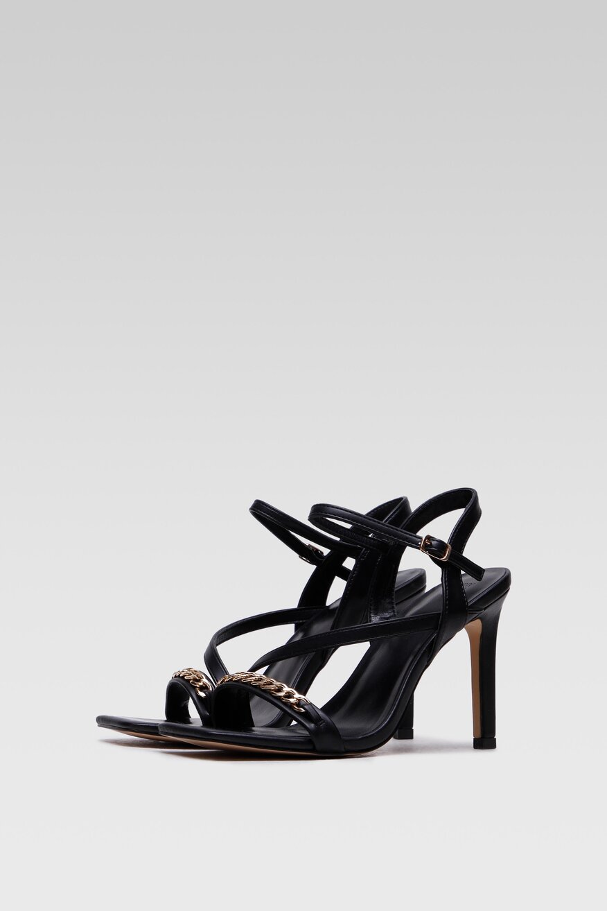 
                Jenny Fairy - Sandały z aplikacją czarne - 5904248456610