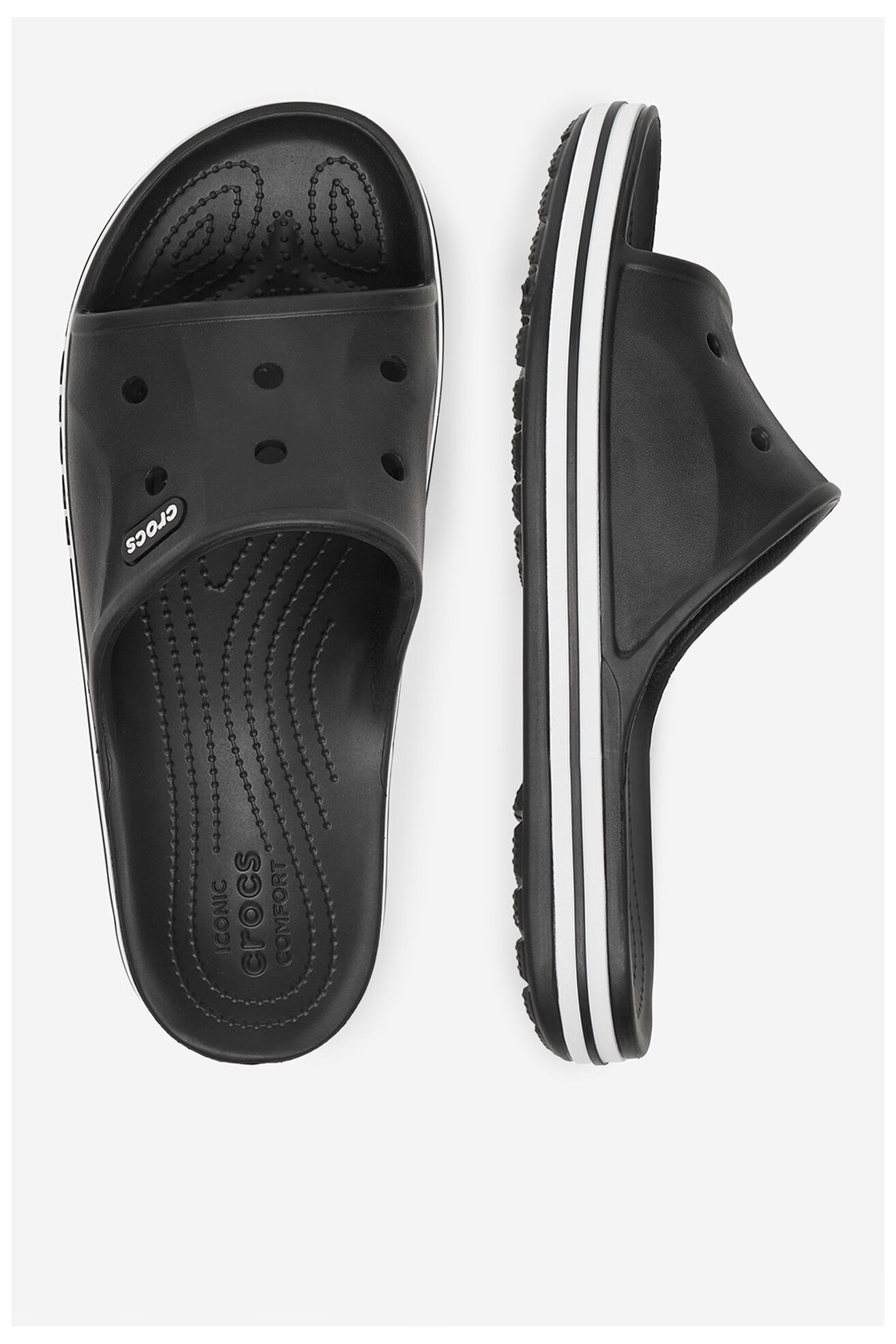 Klapki basenowe Crocs C-BAYABAND SLIDE 205392-066 Czarny