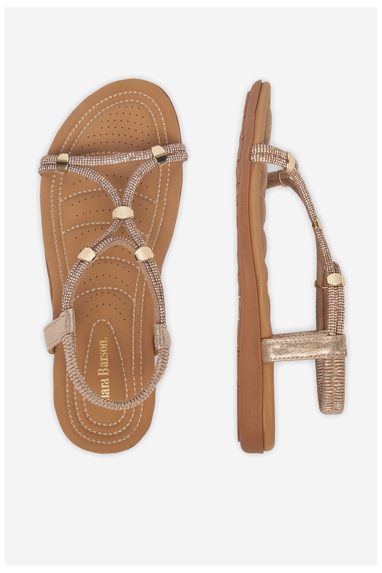 Сандалі Clara Barson WP01-1605-06 ЗОЛОТИЙ