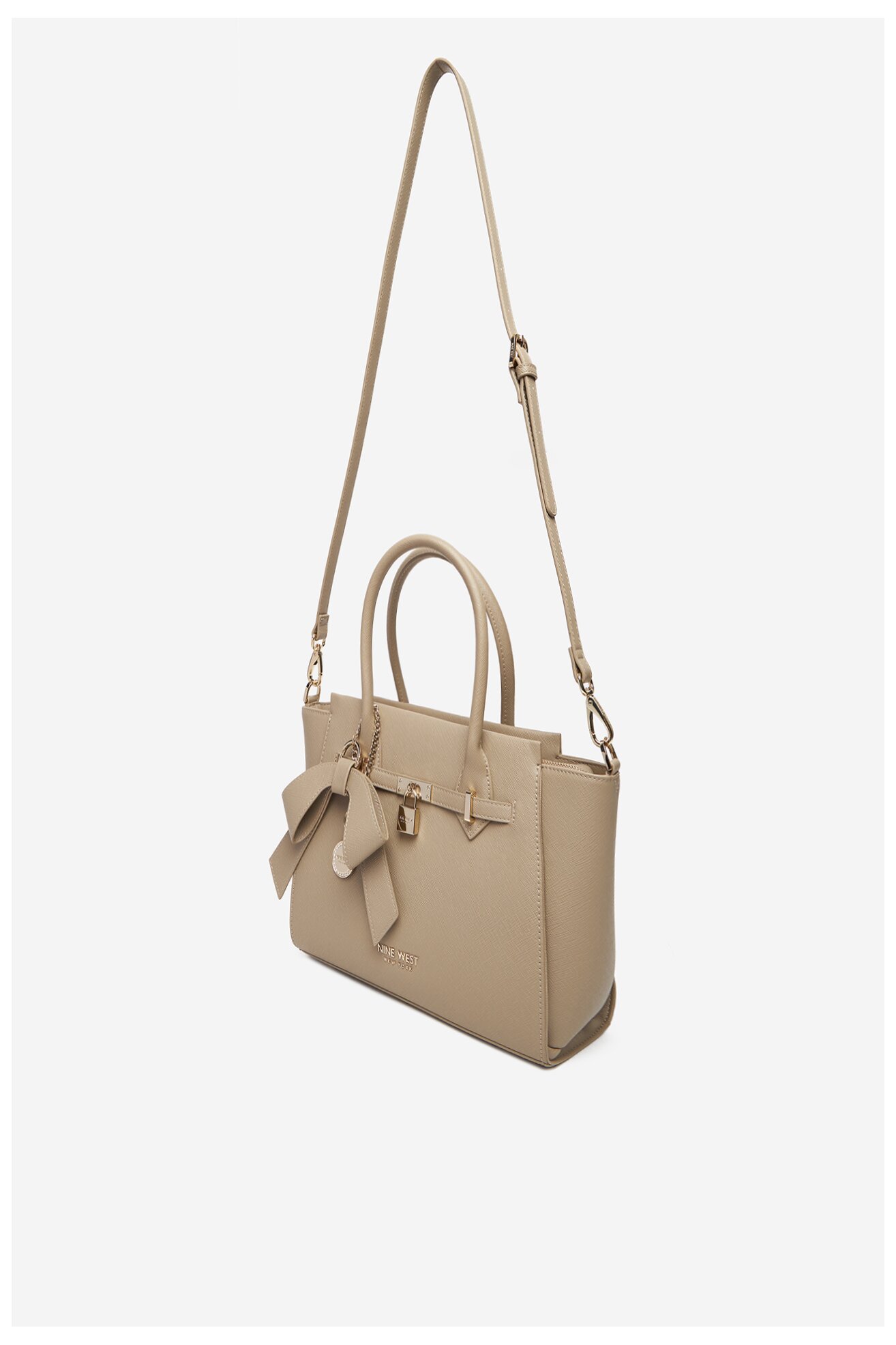 Kézitáska NINE WEST CEO-CHELSEA-CHARM-II-LX10185 BÉZS