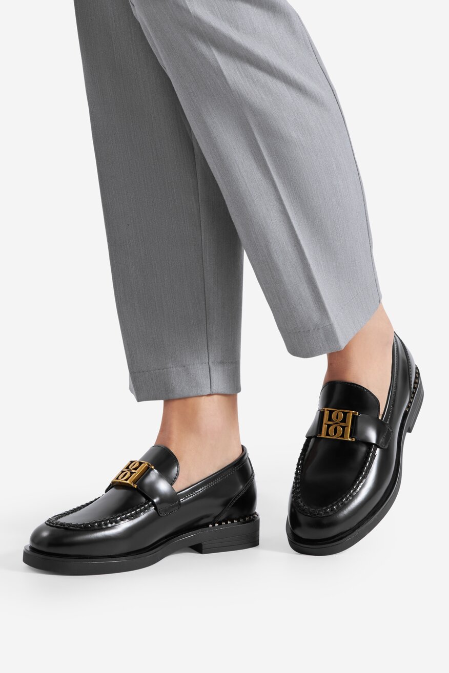 Badura - Loafersy skórzane - 5903419650123