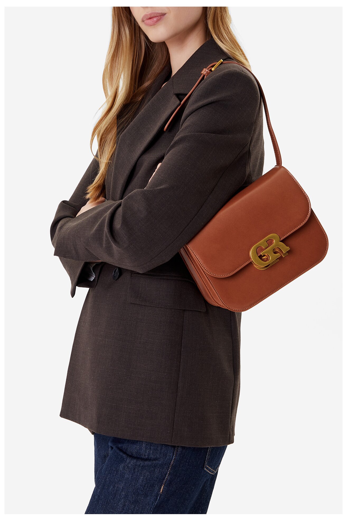 Geantă de mână Gino Rossi CEO-LINA-KQ44 CREM