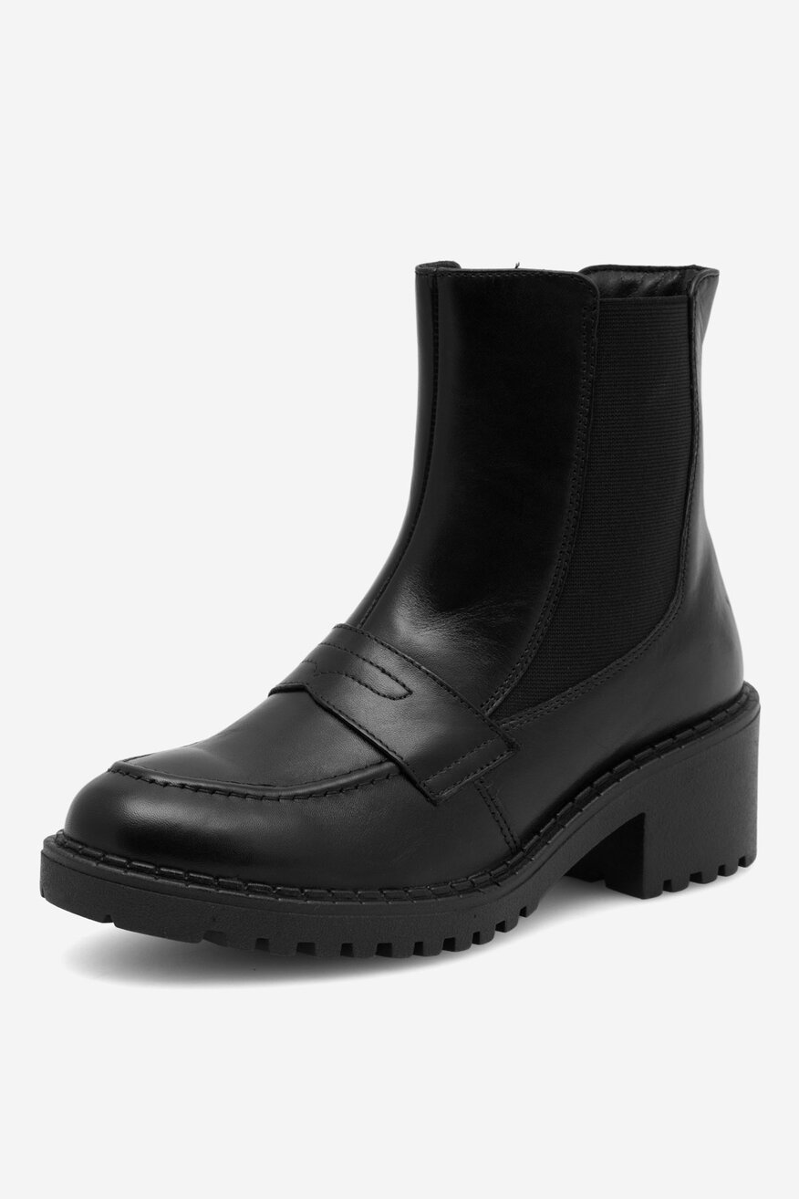 Sergio Bardi - Botki skórzane ocieplane - 5905588162162