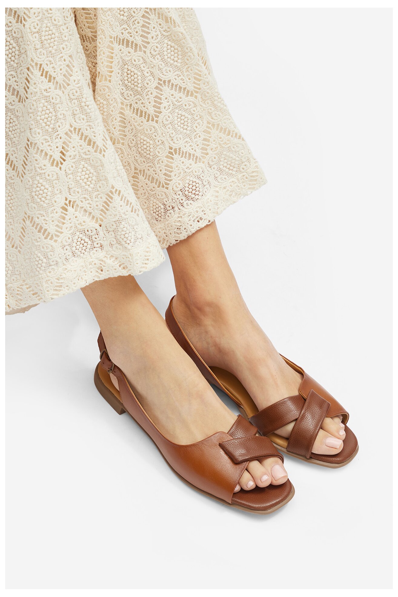 Сандали Lasocki WI23-FLOWER-03 КАМЕЛ