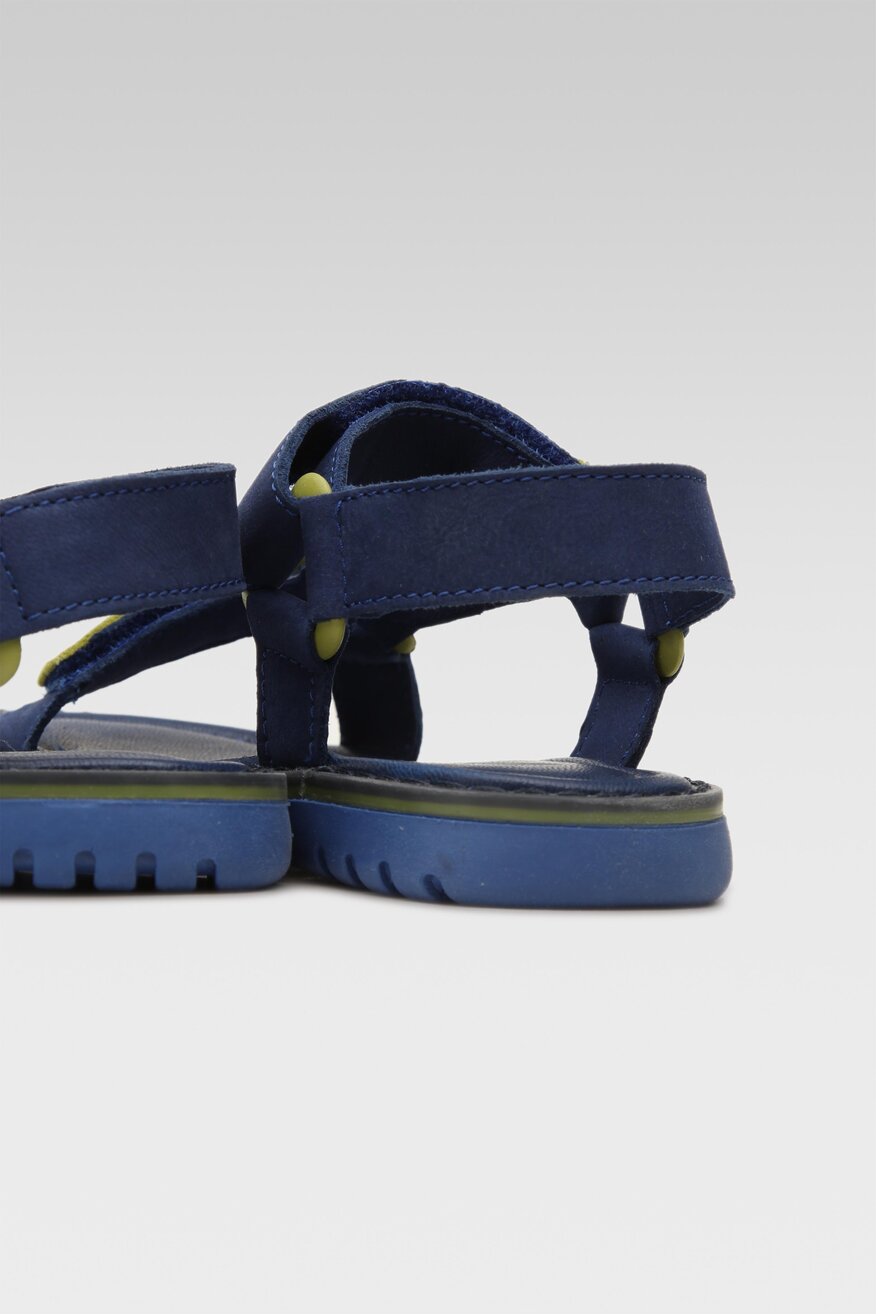 Lasocki Kids - Skórzane sandały chabrowe - 5904862733265