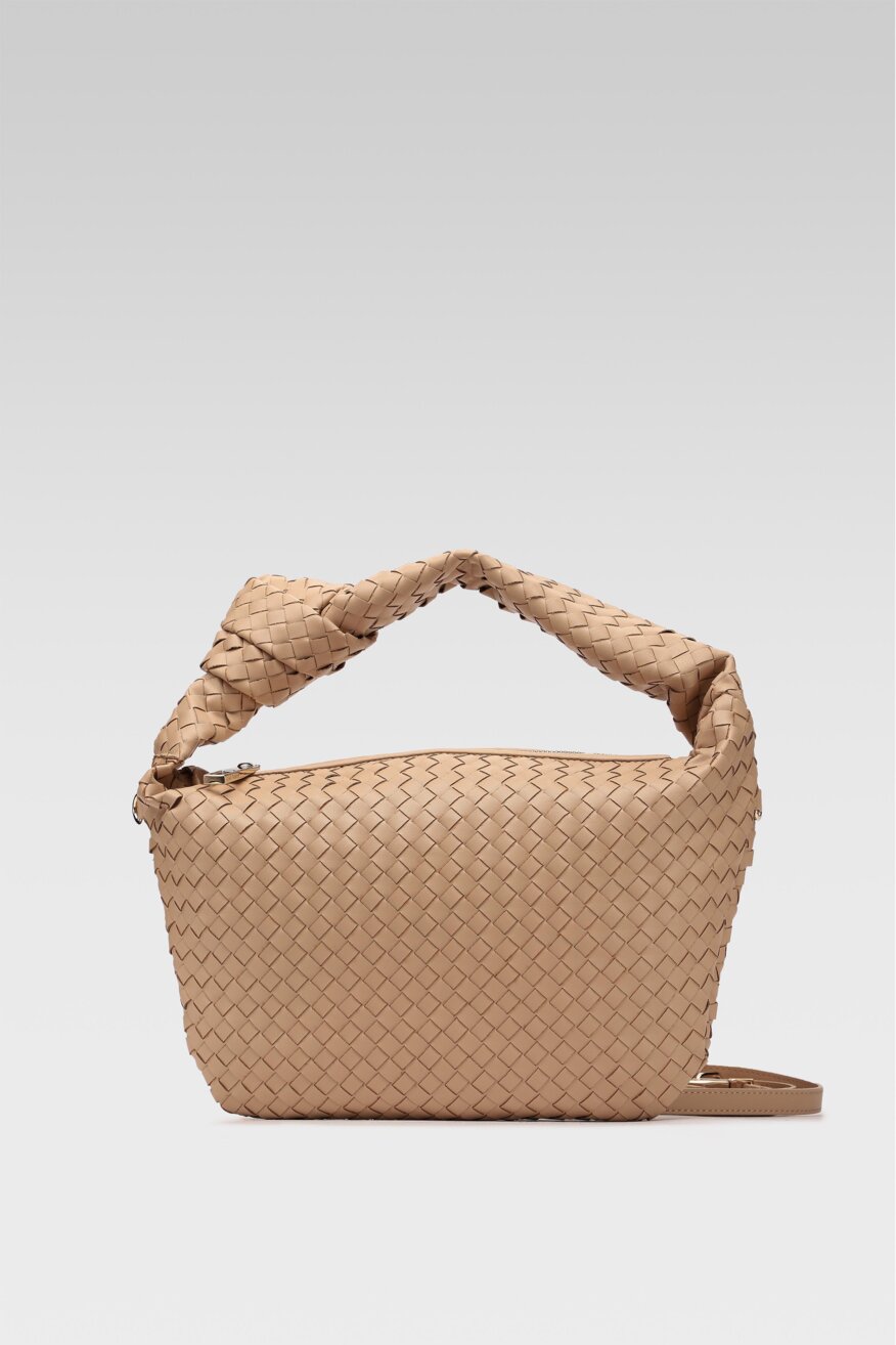 
                Gino Rossi - Torebka skórzana beżowa - 5903698604763