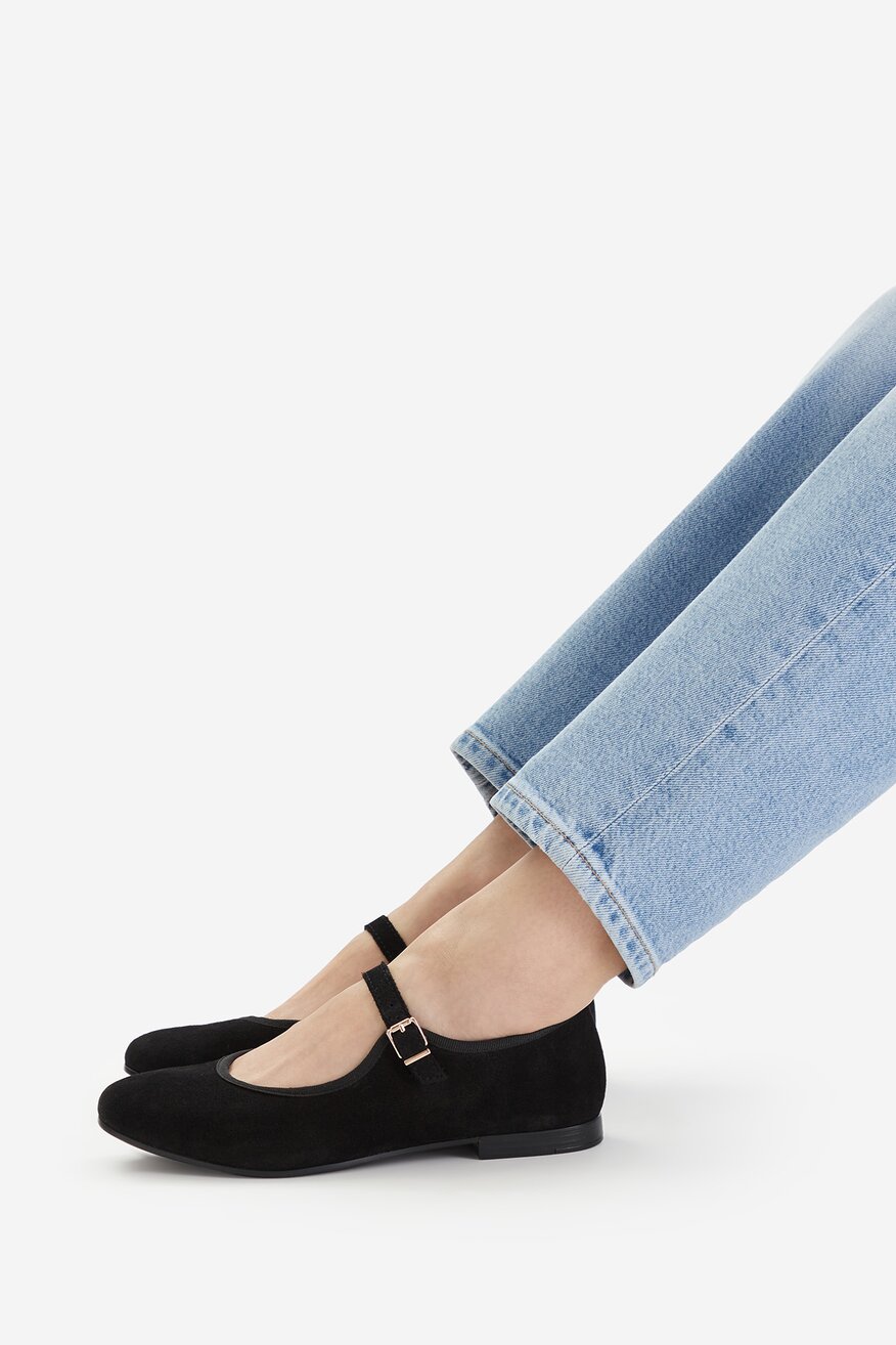 
                Lasocki - Baleriny skórzane - 5906751894255