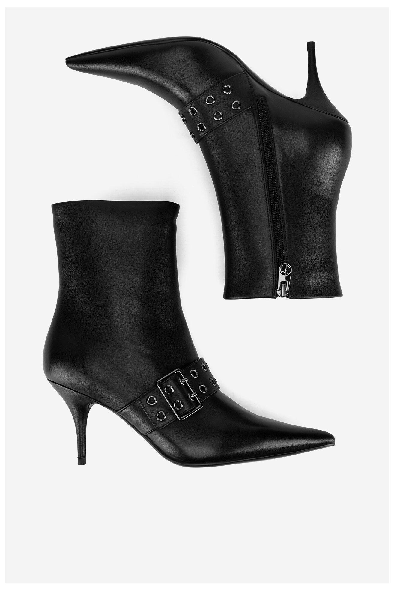 Bokacsizma EVA MINGE BUSMA-SLT062-651 FEKETE