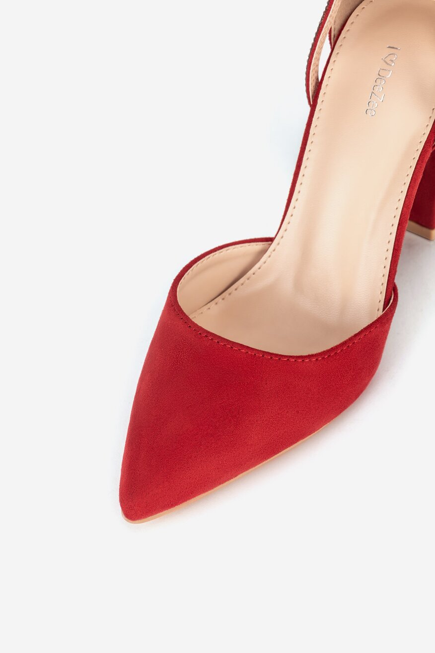 
                Елегантни обувки DeeZee ЧЕРВЕН - 5905588728429