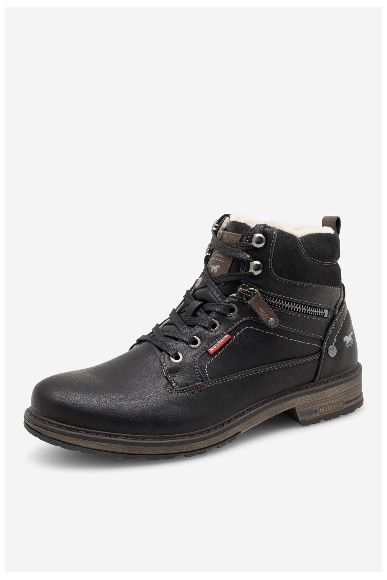 Trzewiki Mustang 4157-603 Czarny