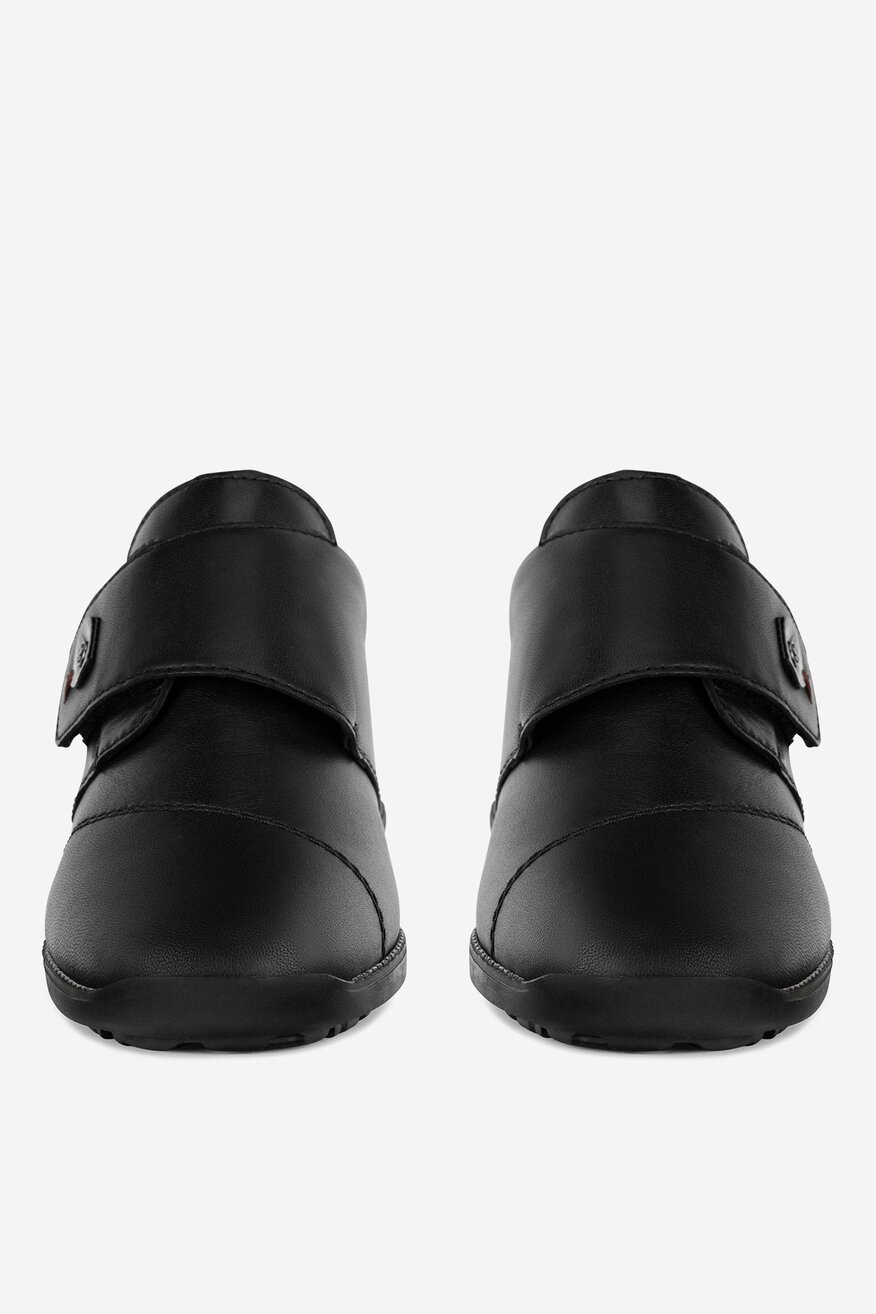 
                Rieker - Półbuty skórzane na rzepy - 2230062973891