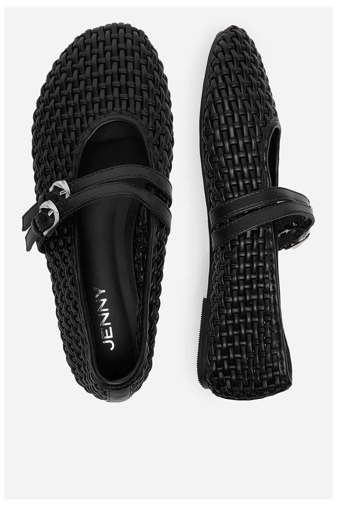 Baleriny Jenny CEO-HY8172-1 Czarny