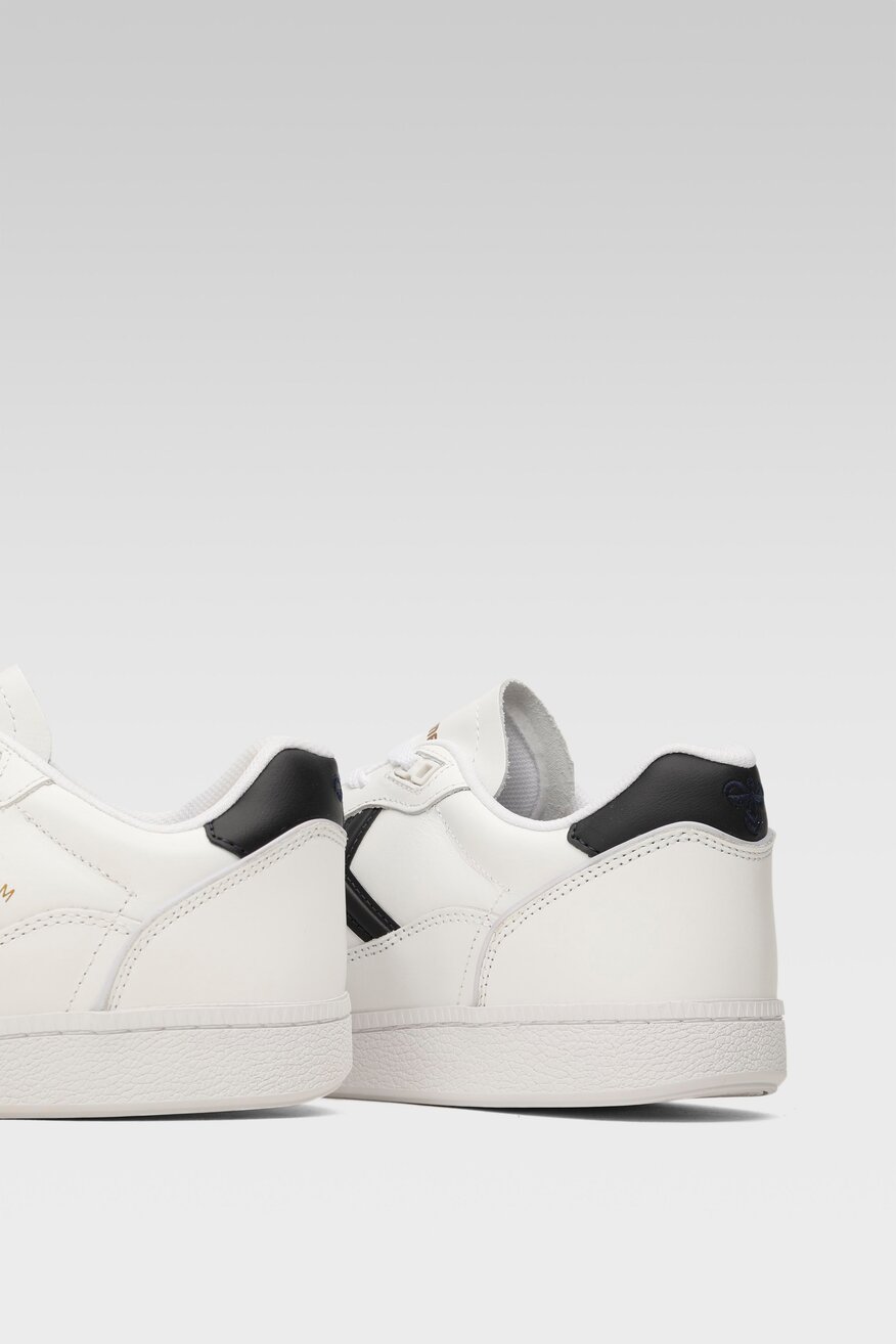 Hummel - Skórzane obuwie sportowe pastelowe - 5904248151638