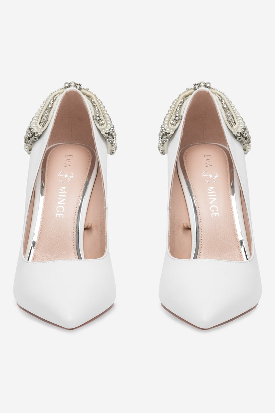 
                Елегантни обувки EVA MINGE БЯЛ - 5905588572053