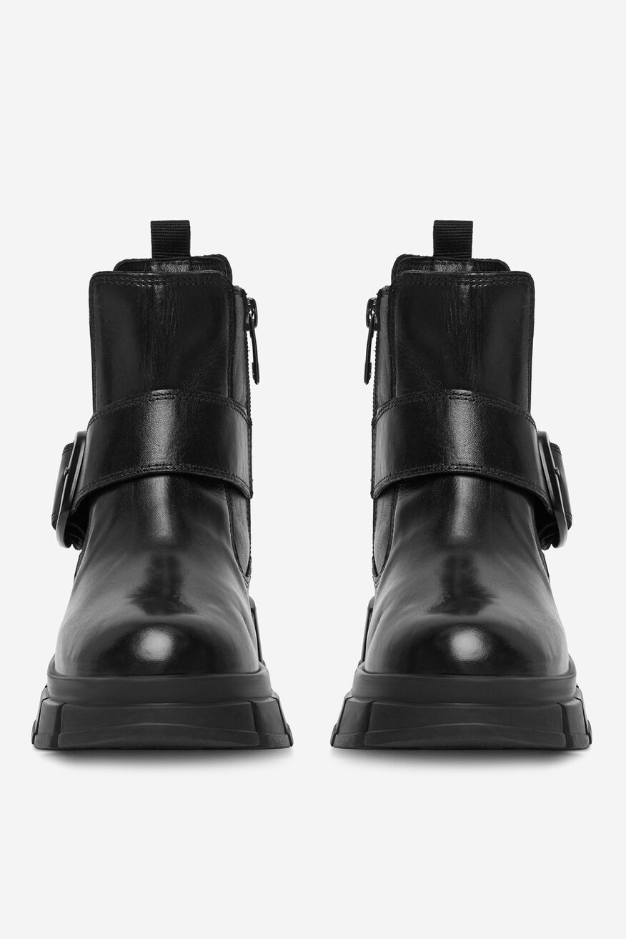 Badura - Botki skórzane ocieplane - 5906751293720