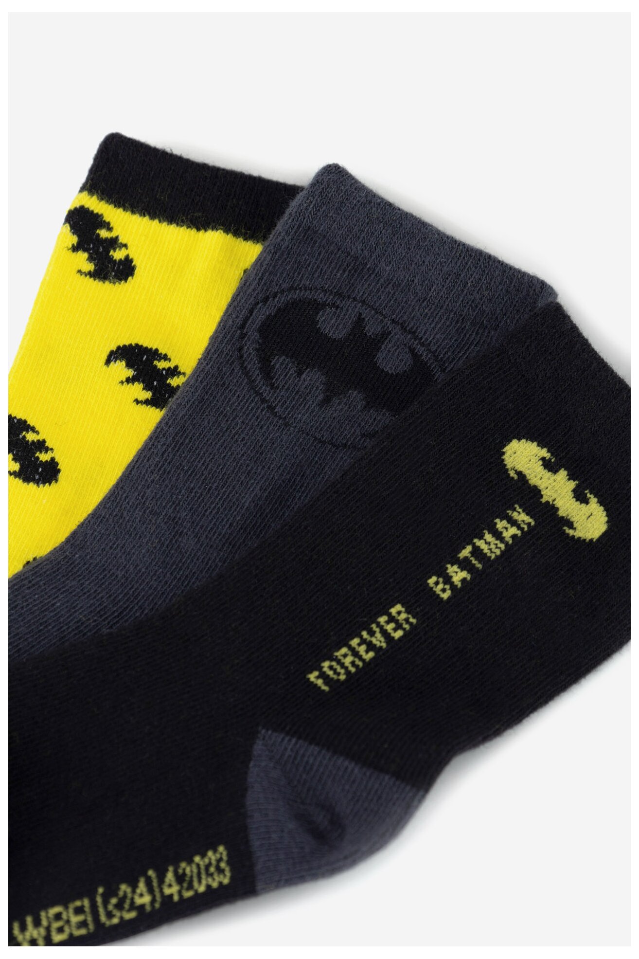 Čarape Batman ACCCS-AW24-223WBBAT (3-PACK) CRNA