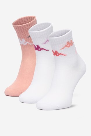 Čarape Kappa CEO_KR_KAPPA_DZ001_W_AW25 (3 -PACK) BELA