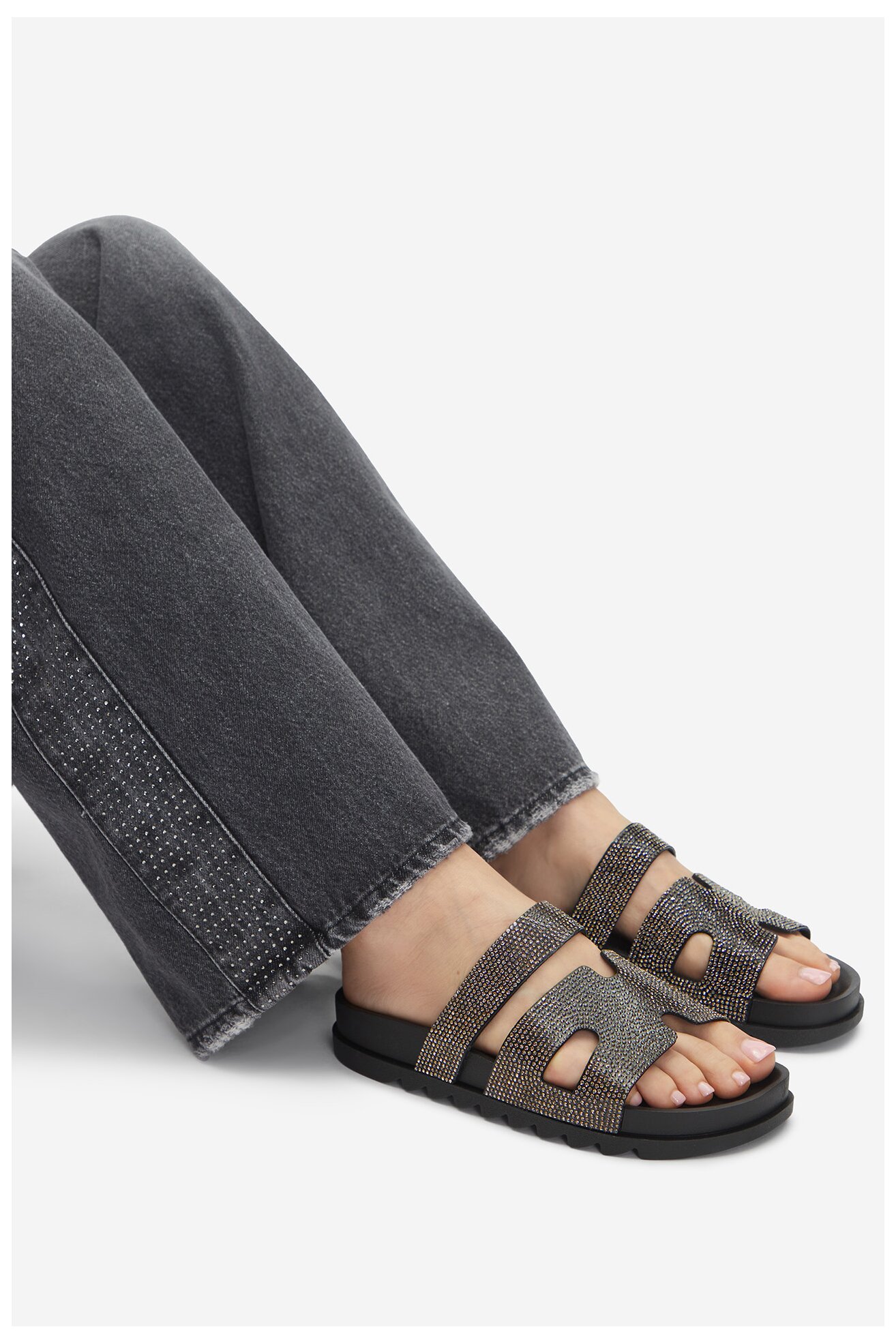 Șlapi Jenny LC050429 NEGRU