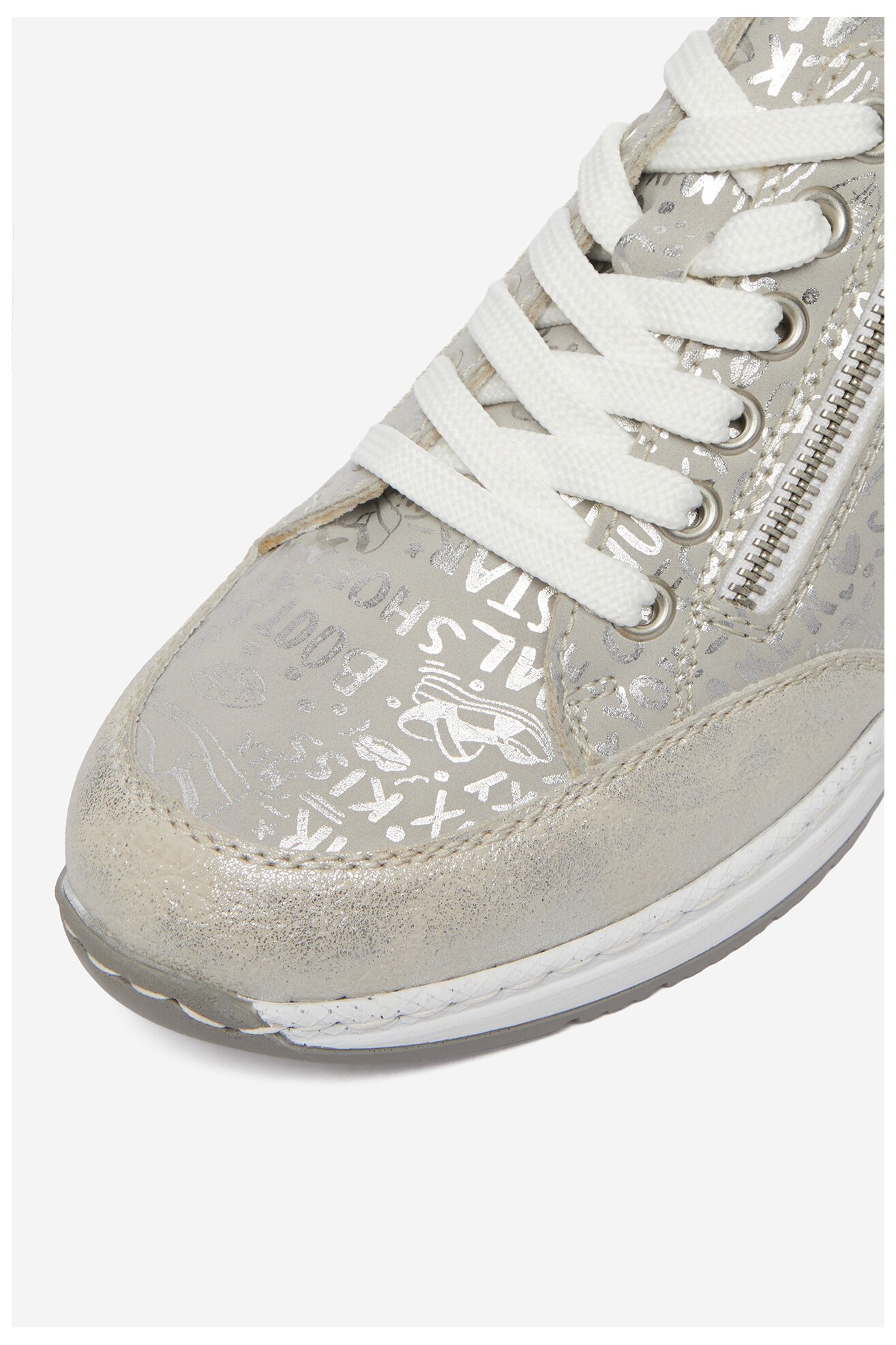 Sneakers Rieker CEO-N4316-90 Srebrny