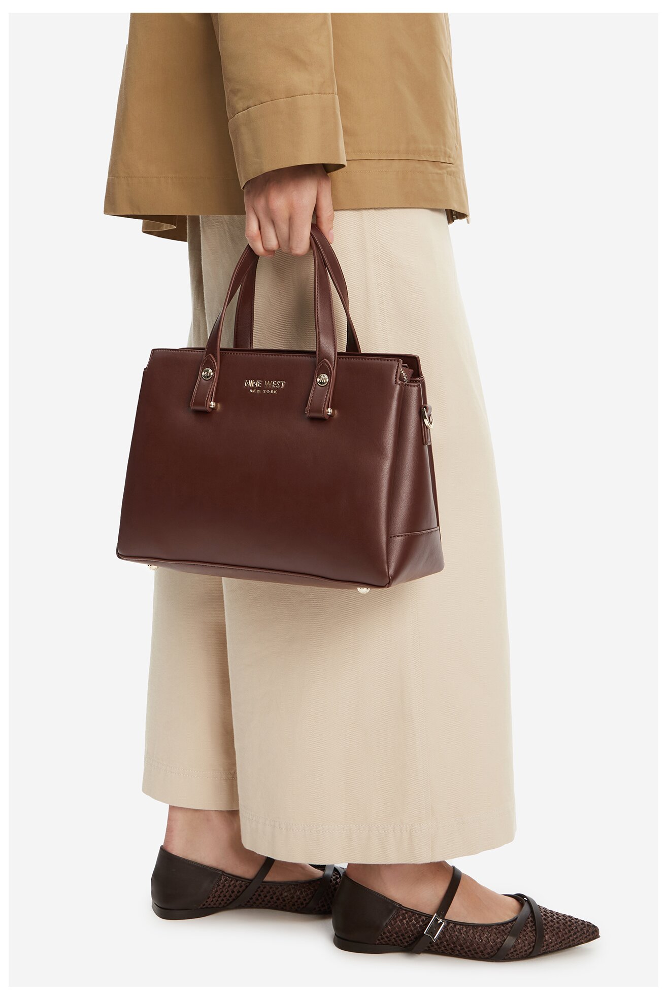 Kézitáska NINE WEST CEO-MAINE-LDA8203 BARNA