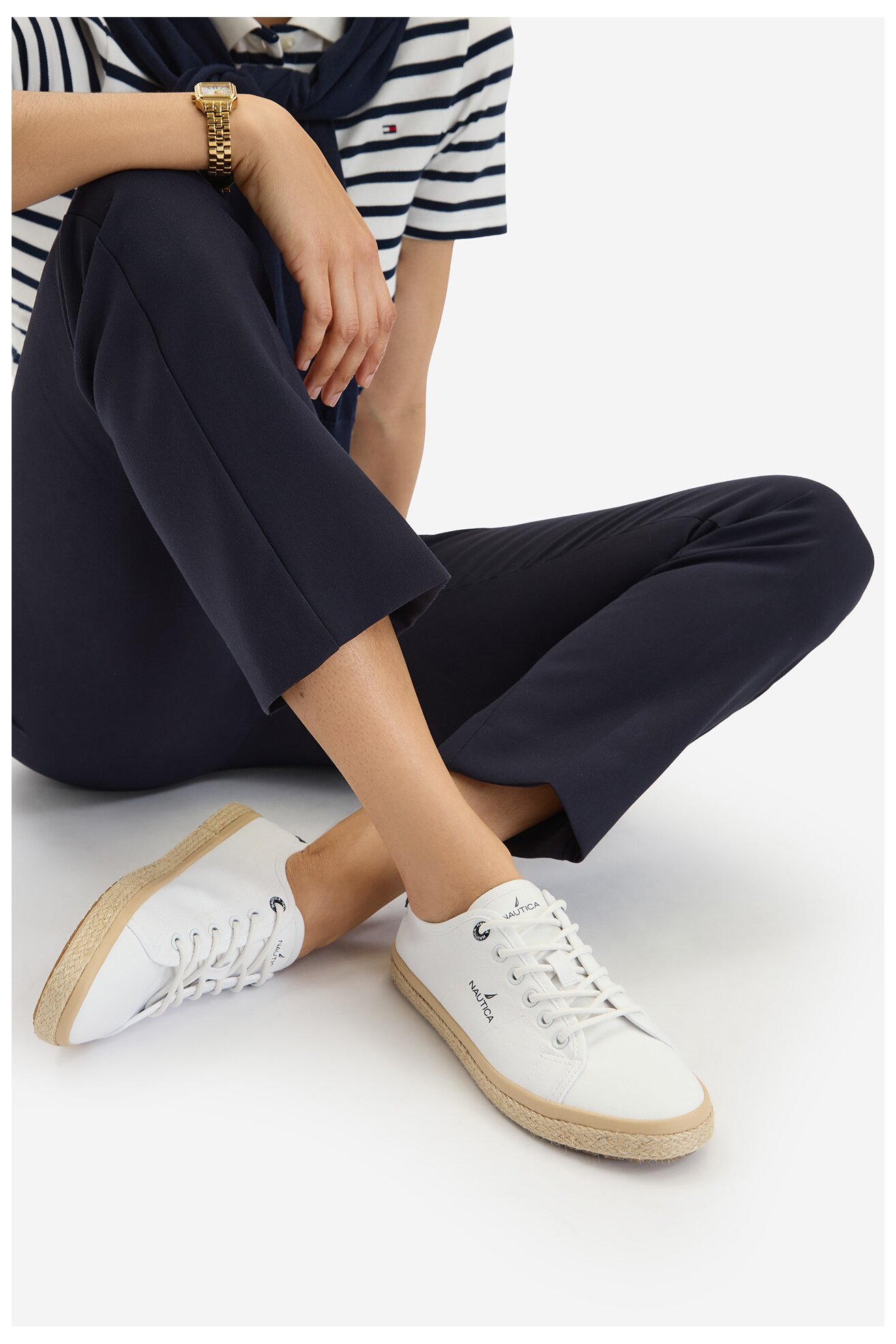 Espadryle NAUTICA CEO-85659 Biały