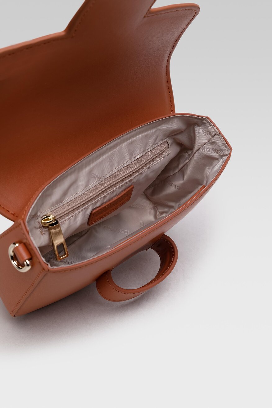 Gino Rossi - Torebka skórzana brązowa - 5904248529215
