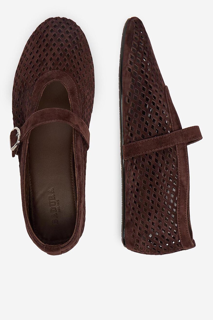 
                Badura - Baleriny skórzane - 5906751671504