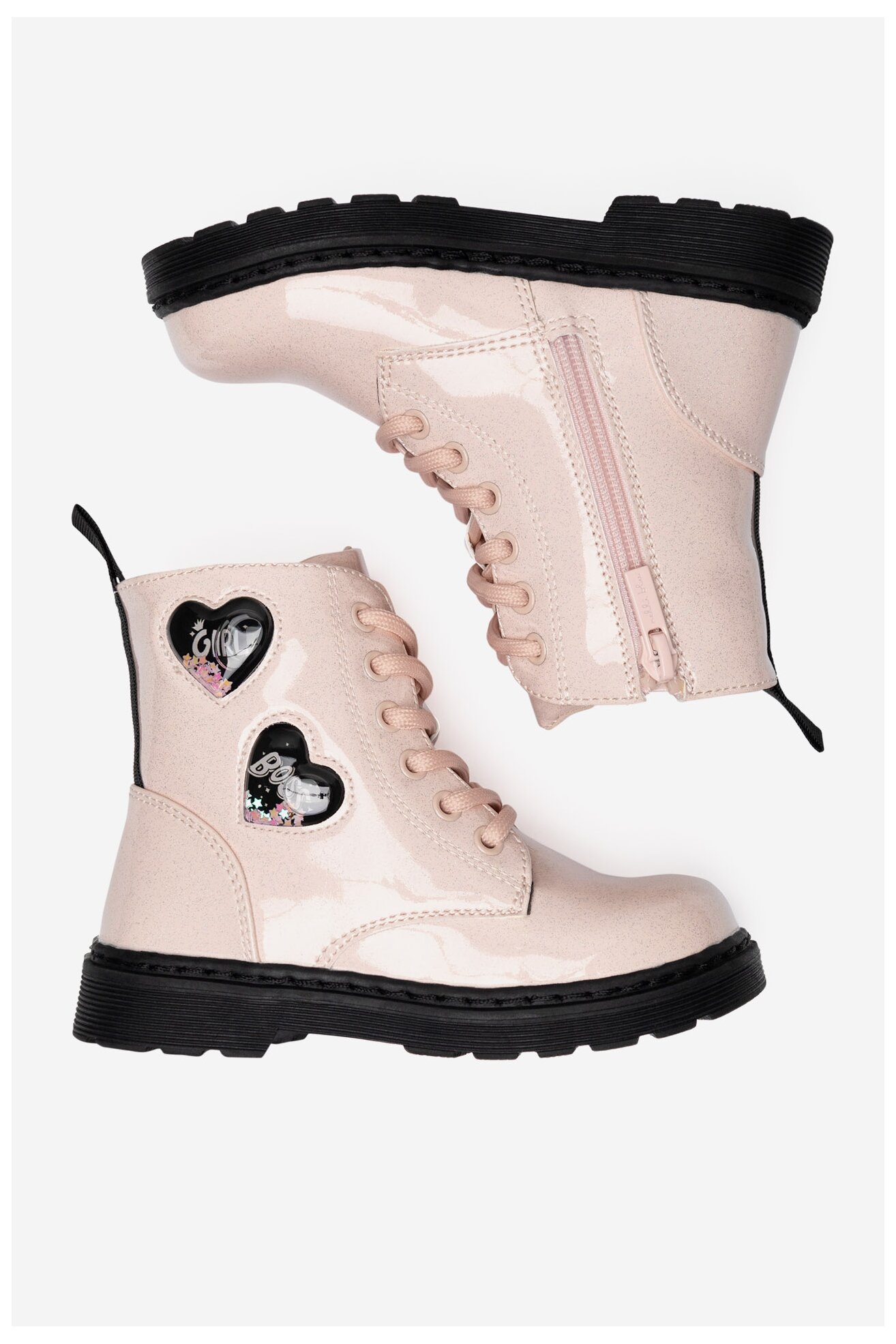 Trzewiki Nelli Blu CM231212-1 Różowy jasny