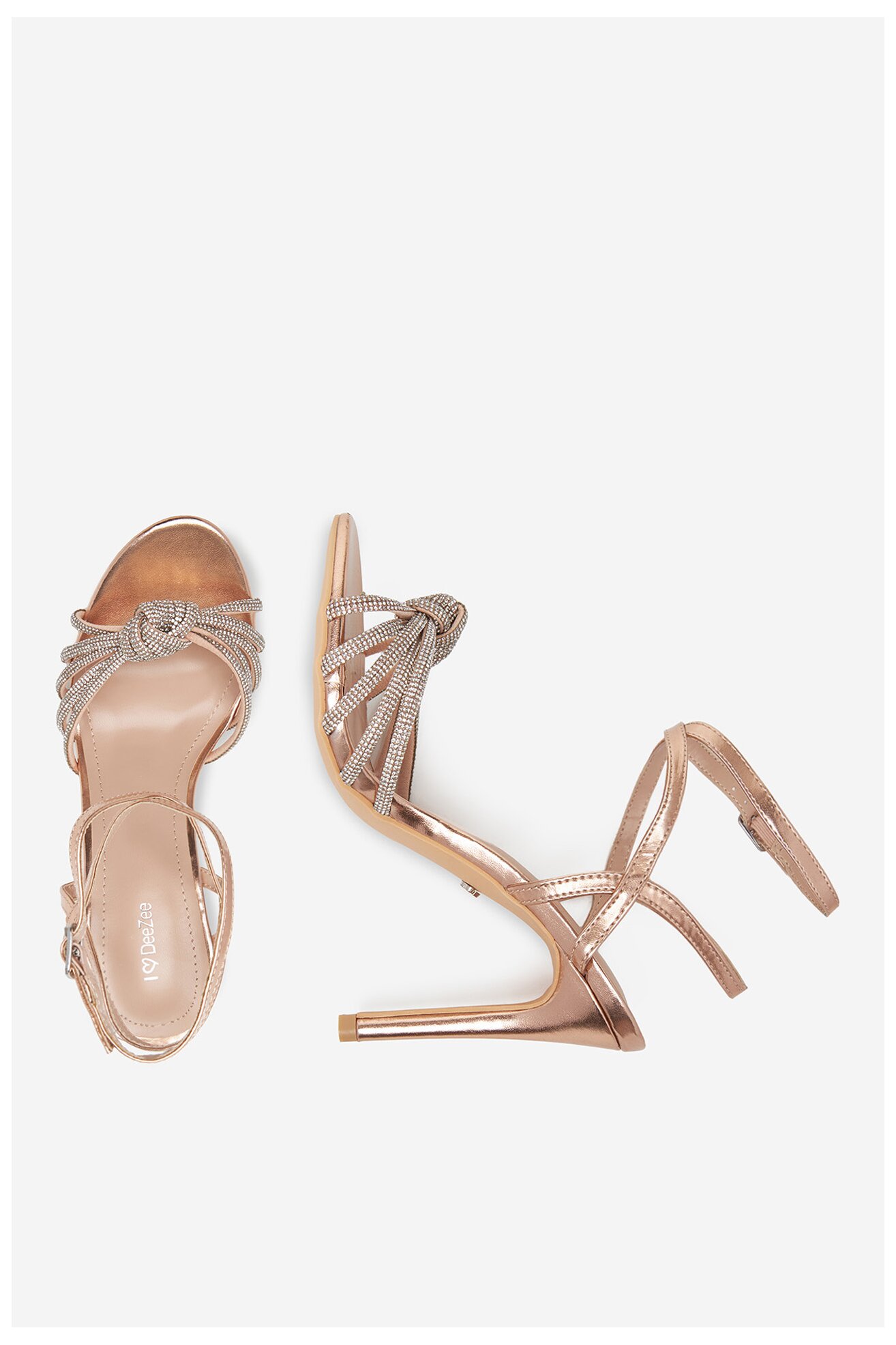 Sandały DeeZee 89725-90 Złoty