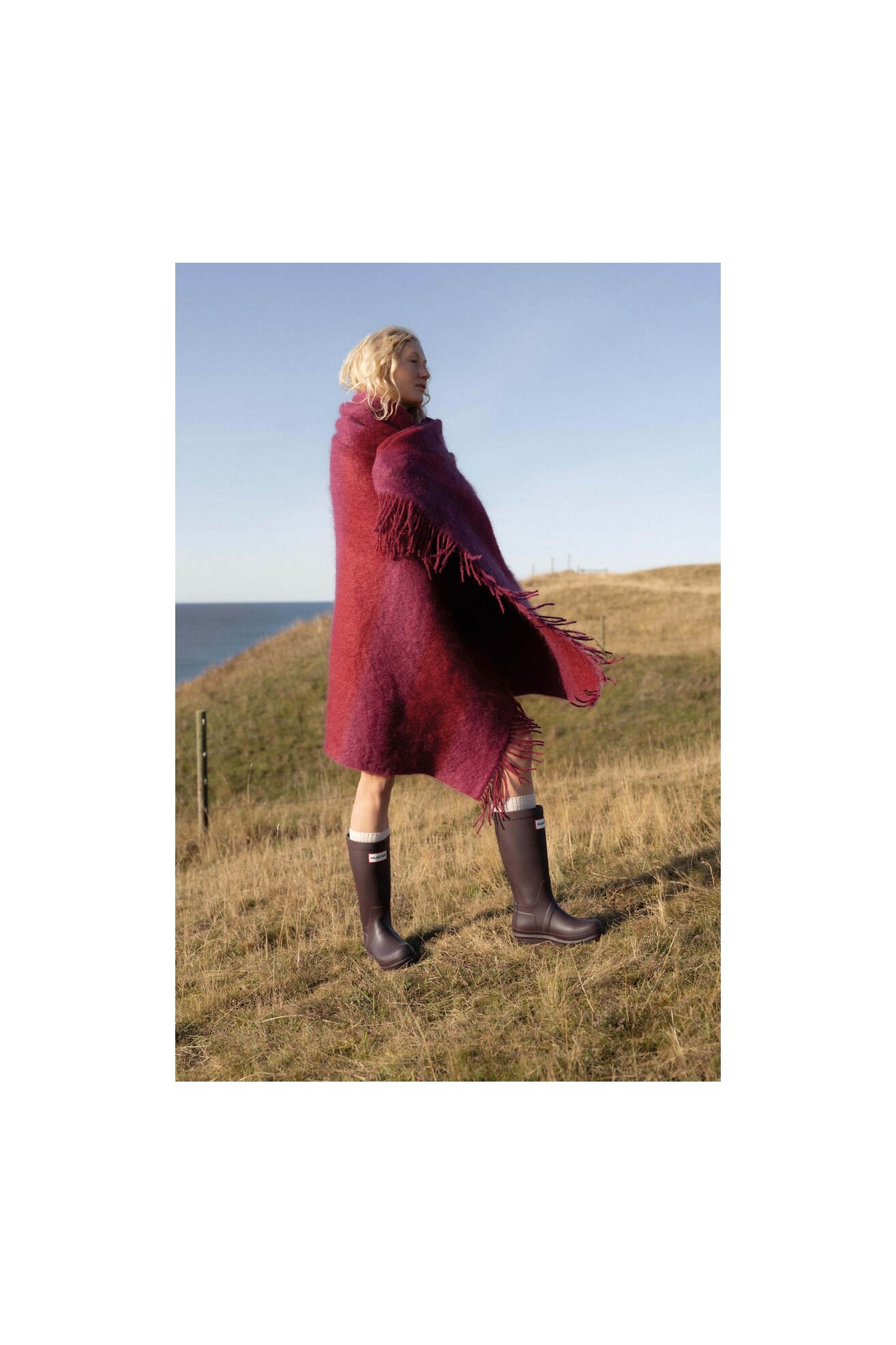 Kalosze HUNTER HFW-008 Bordowy