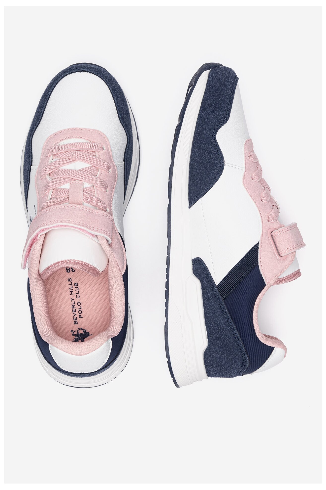 Sneakers Beverly Hills Polo Club A23F0818A-1 Różowy jasny
