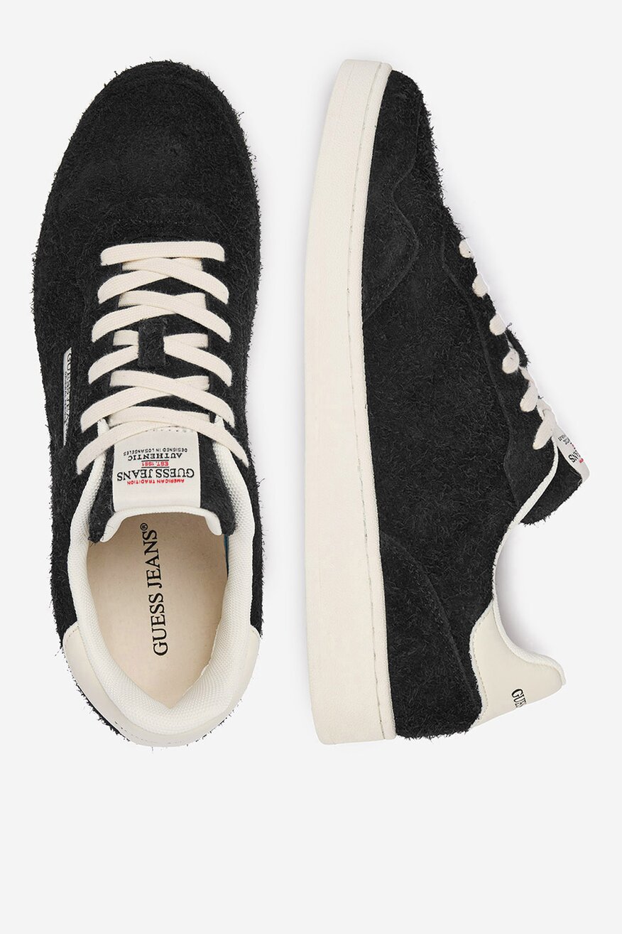 
                GUESS JEANS - Sneakersy skórzane - 5906751657362