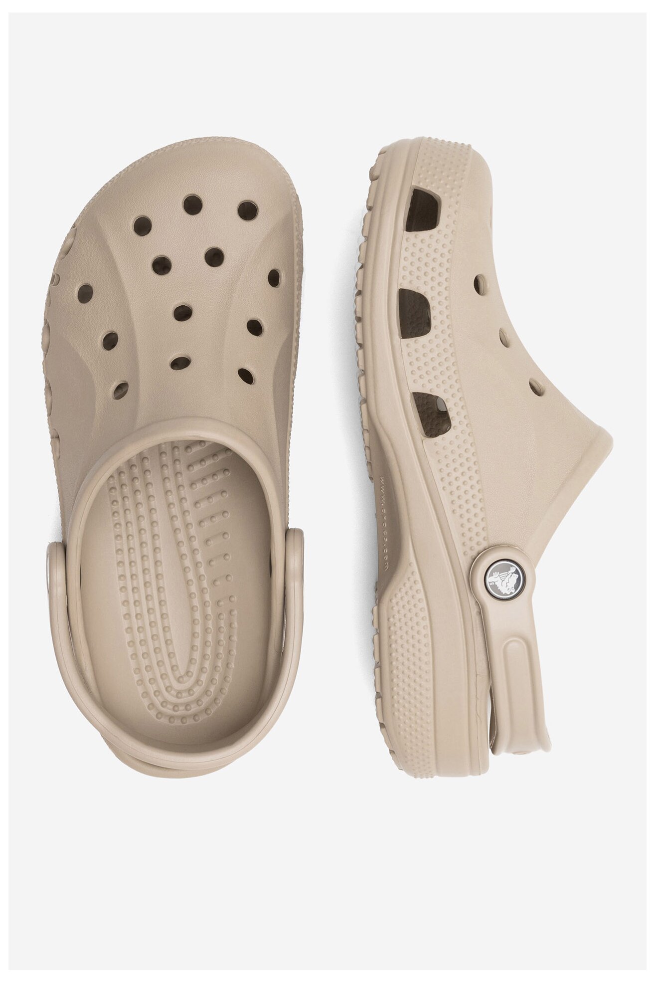 Klapki basenowe Crocs C-BAYA CLOG 10126-2V3 Beżowy