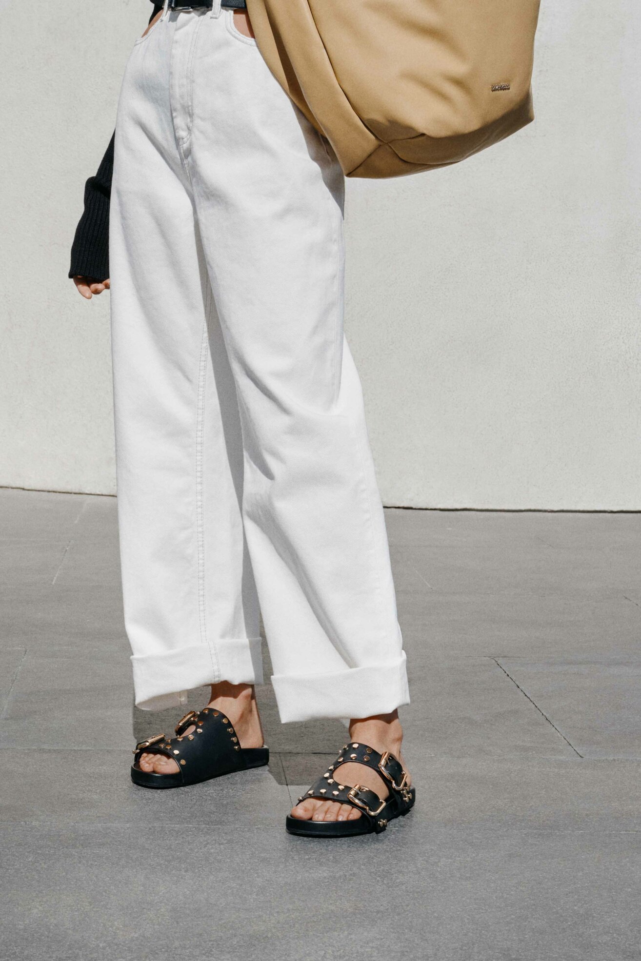 Klapki Gino Rossi LMS-A95 Czarny