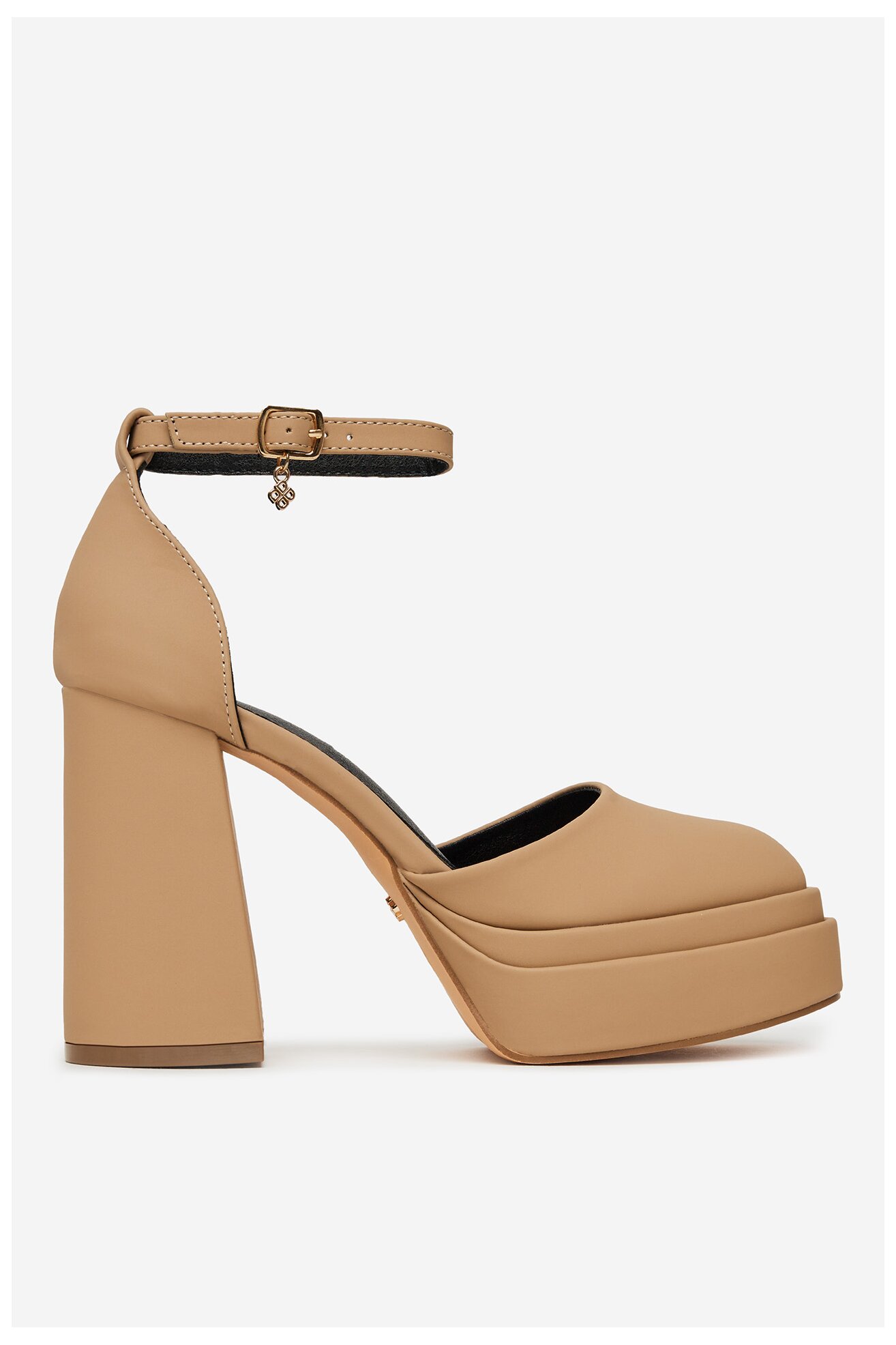 Pantofi cu toc DeeZee LW85478-6 CREM