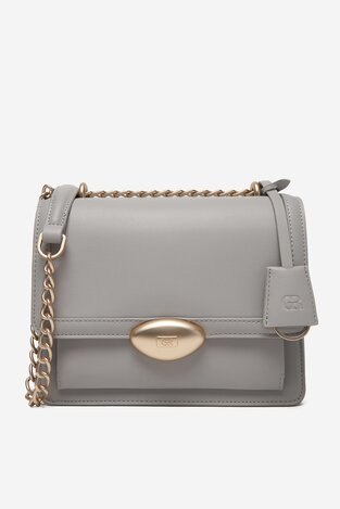Сумка З Ремінцем Gino Rossi EO-KY129 СВІТЛО-СІРИЙ