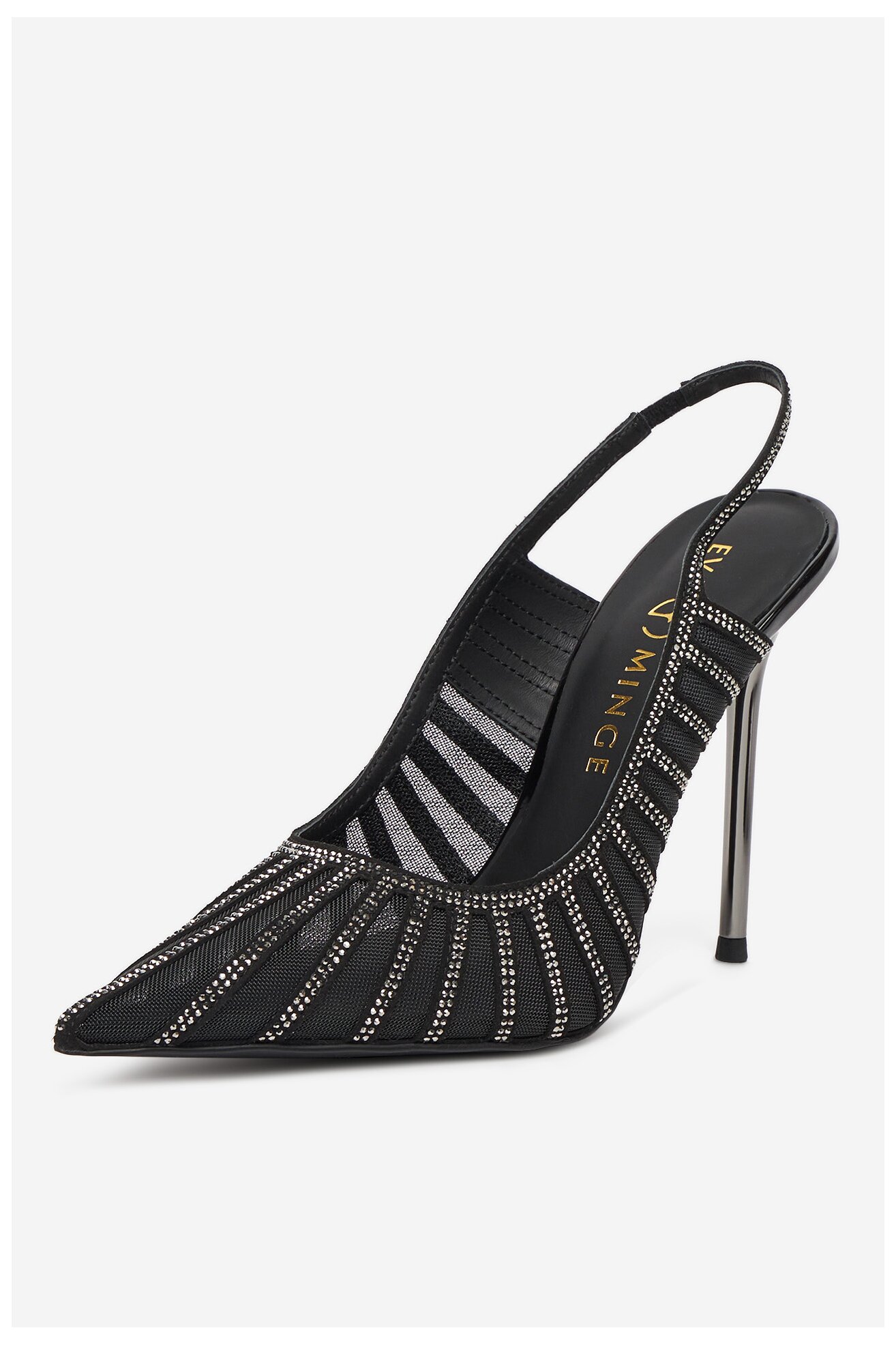 Pantofi cu toc EVA MINGE EO-AVA-E373-70H-C183Y1 NEGRU