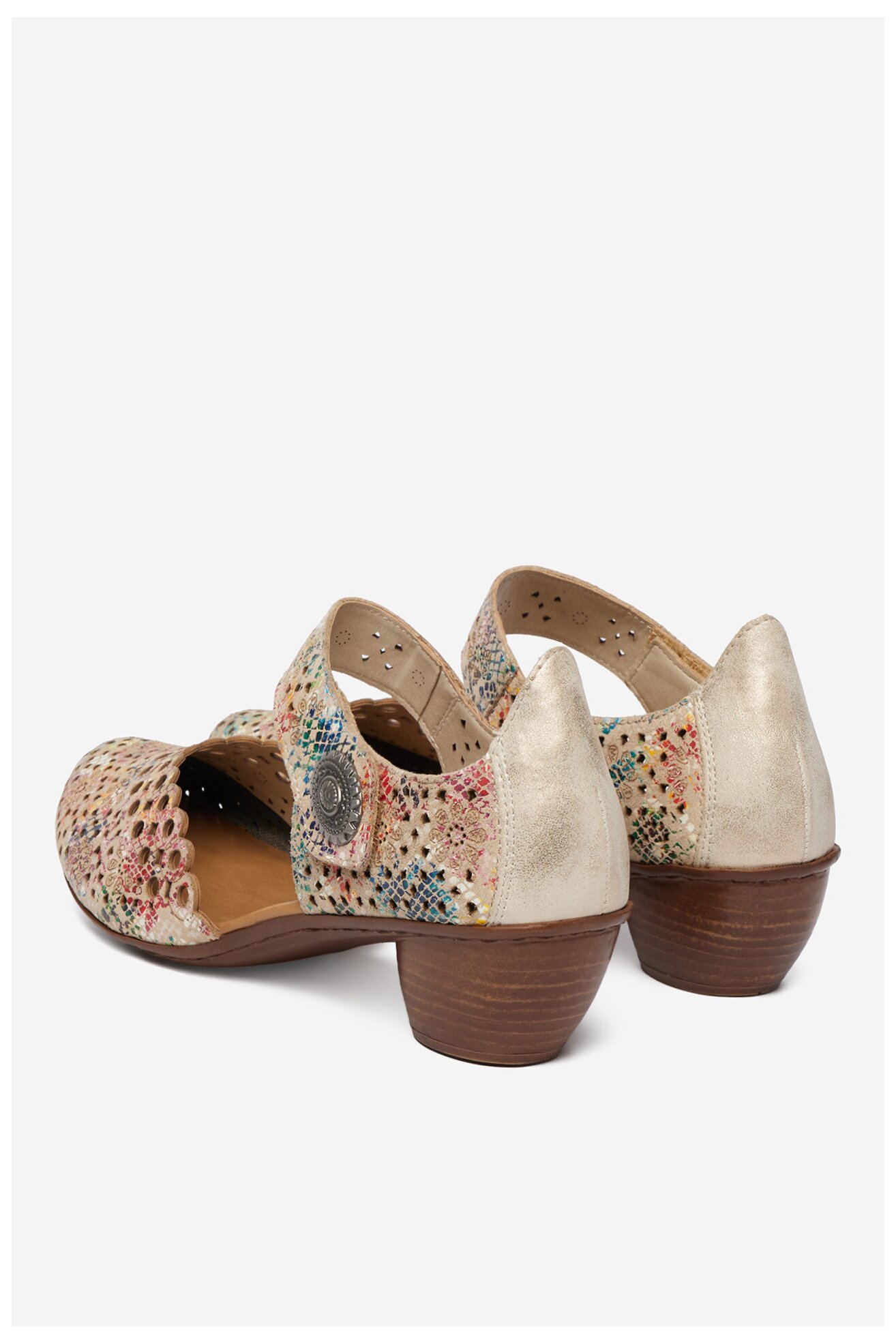 Czółenka Rieker CEO-43753-91 MIX