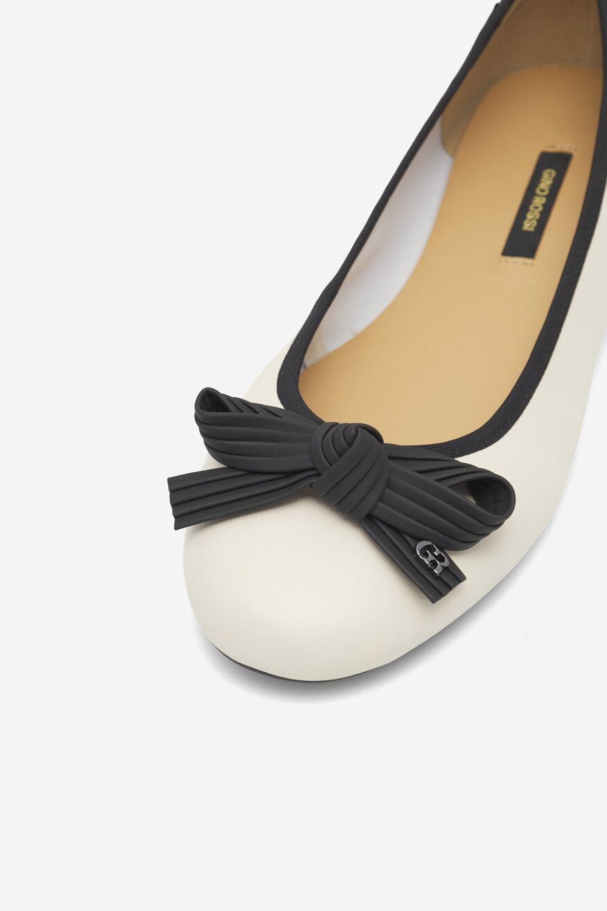 
                Gino Rossi - Skórzane baleriny - 5905588486862